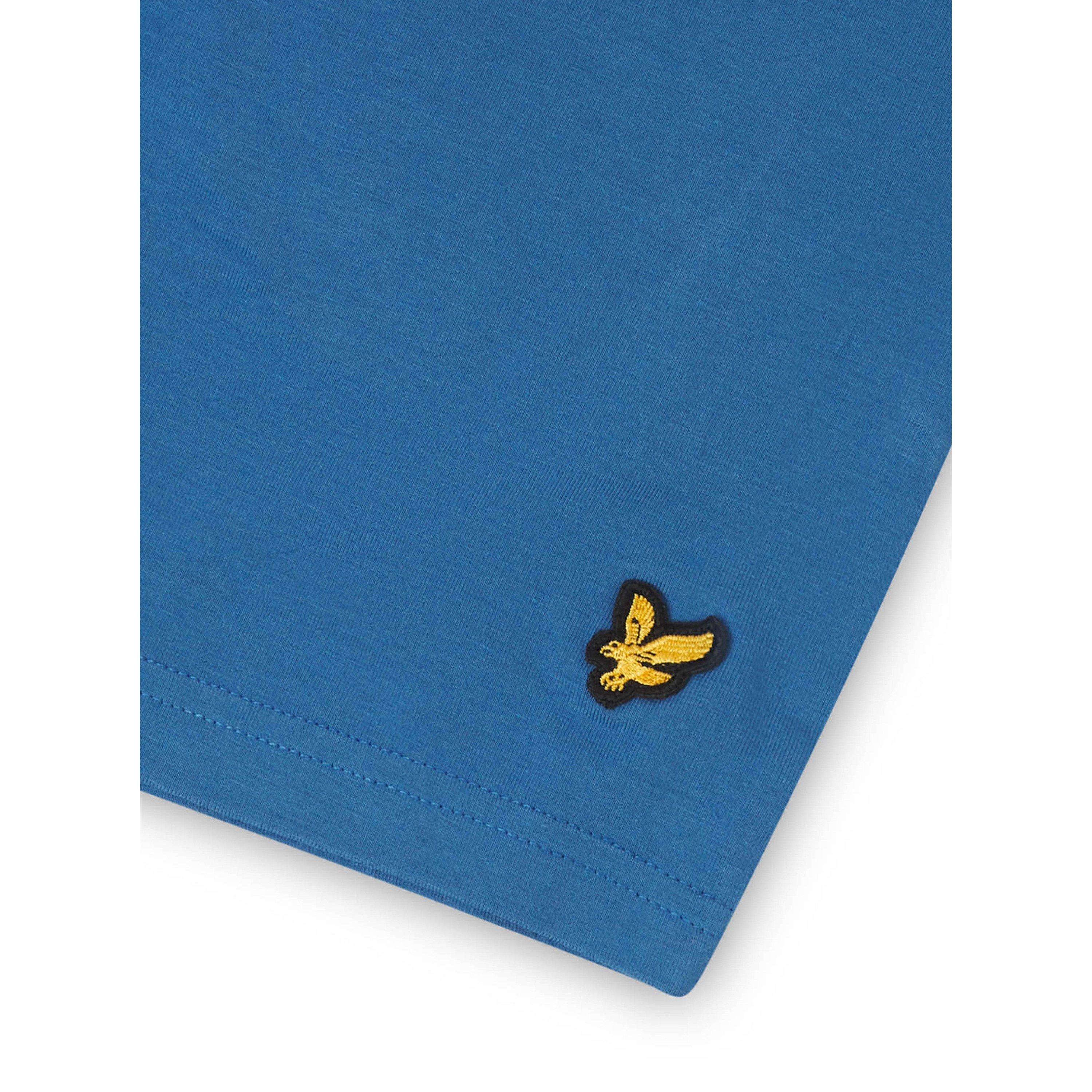 Sky/Sapphire - Lyle and Scott - Sleep Set Pyjama Short-Sleeve Top - 5