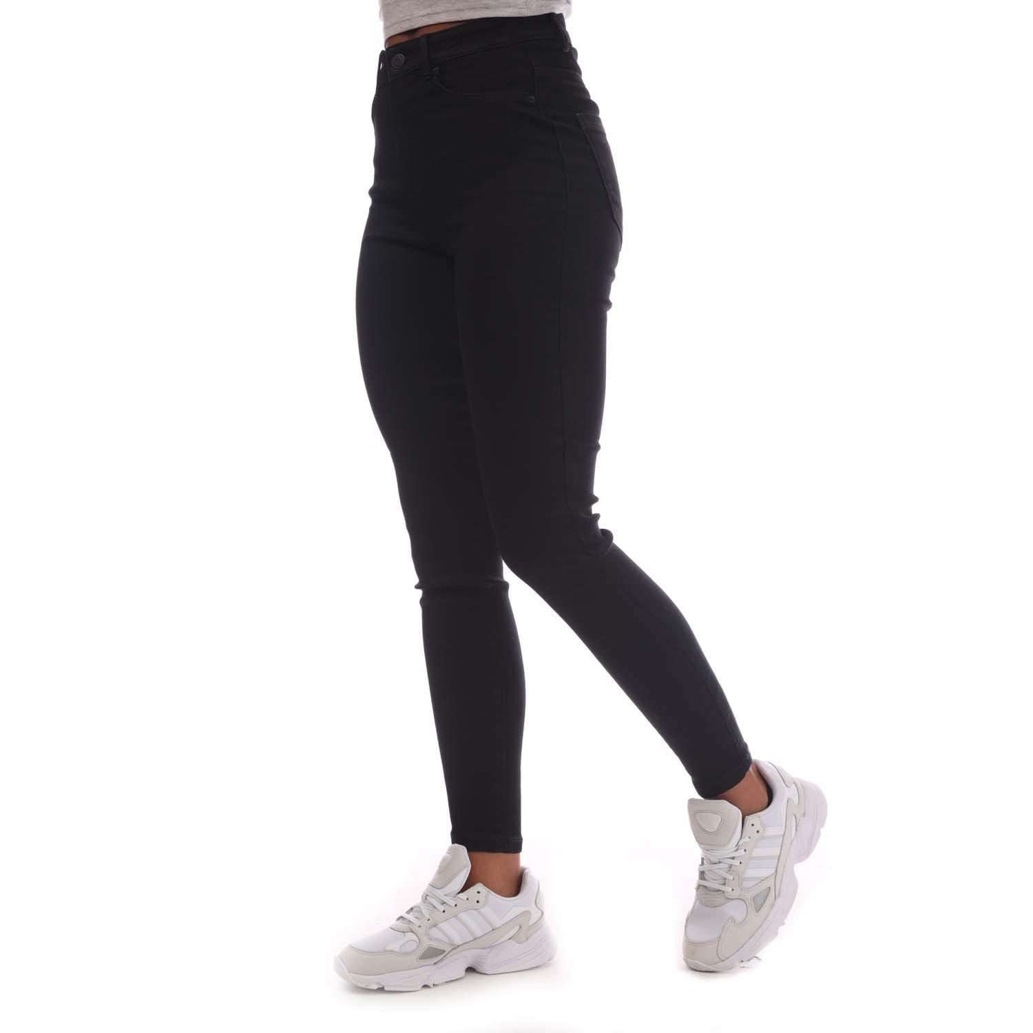 Black - Vero Moda - Sophia High Waist Skinny Fit Jeans - 1