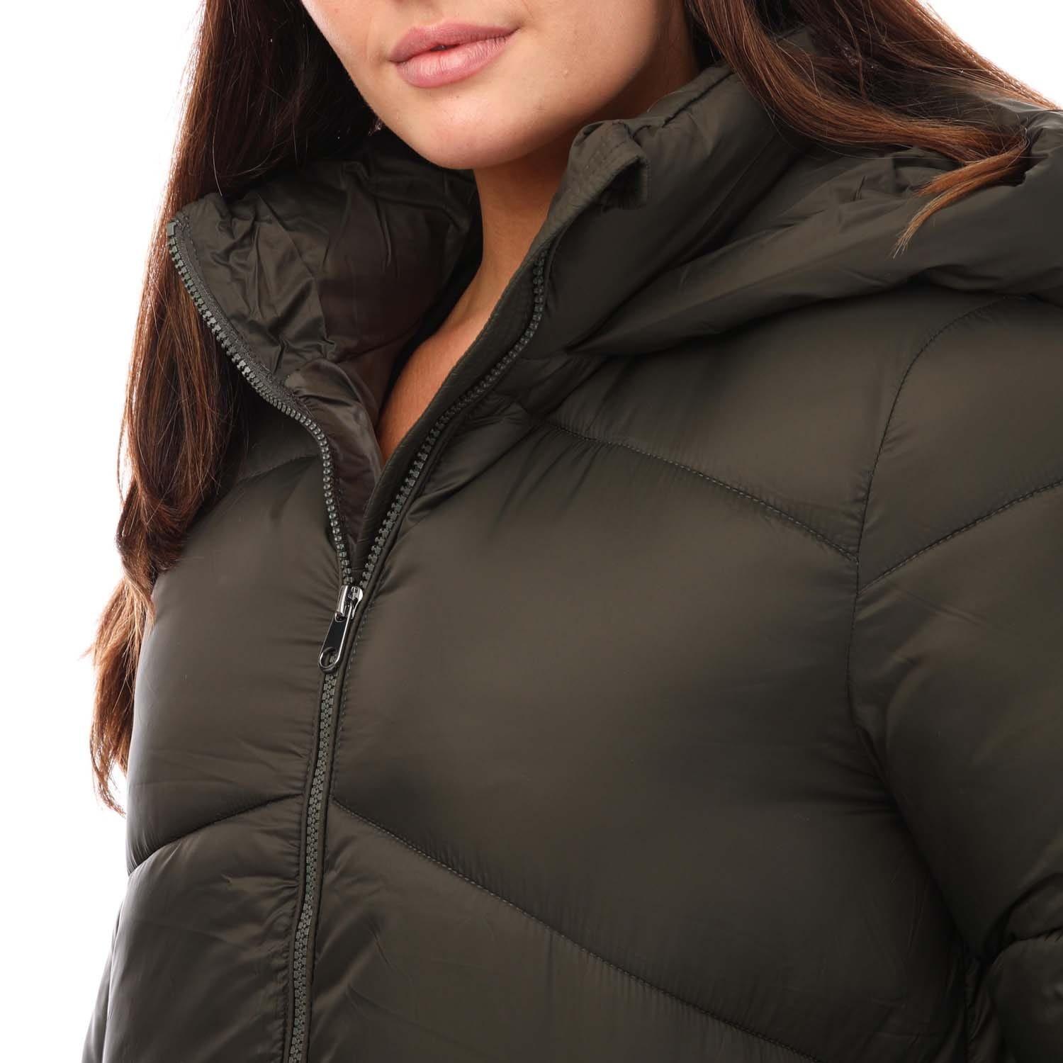 Olive - Vero Moda - Uppsala Long Padded Coat - 4