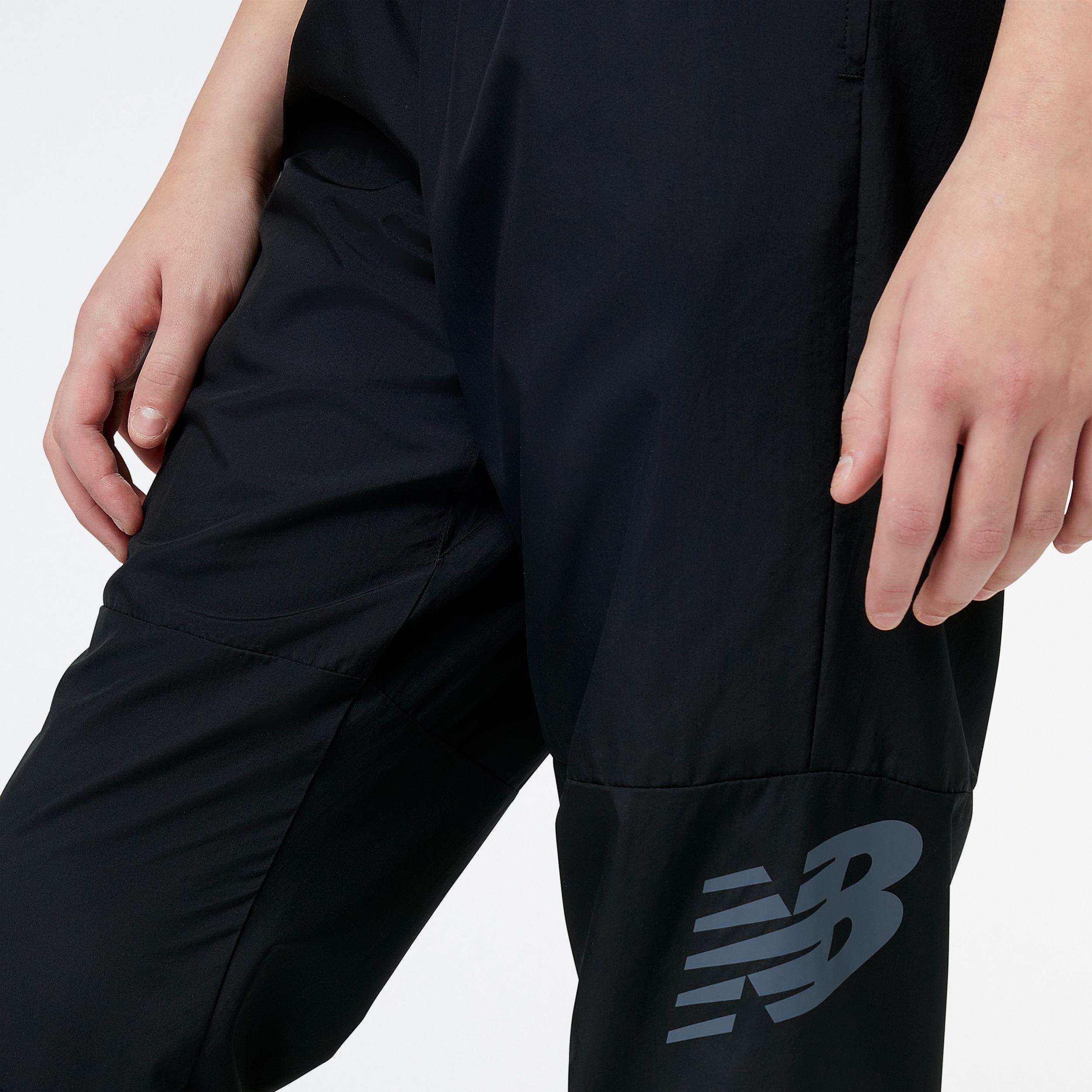 Black - New Balance - Men's Tenacity Woven 3/4 Trousers - 4
