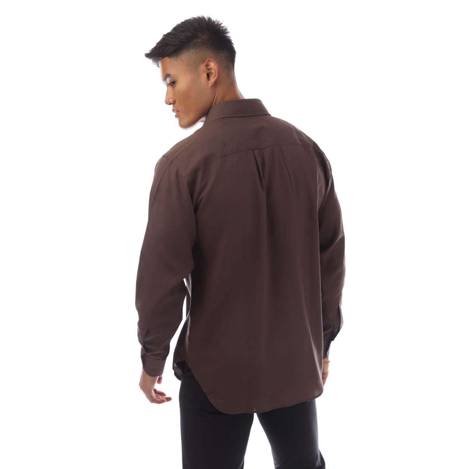 Brown - Tom Ford - Long Sleeve Dress Shirt - 3