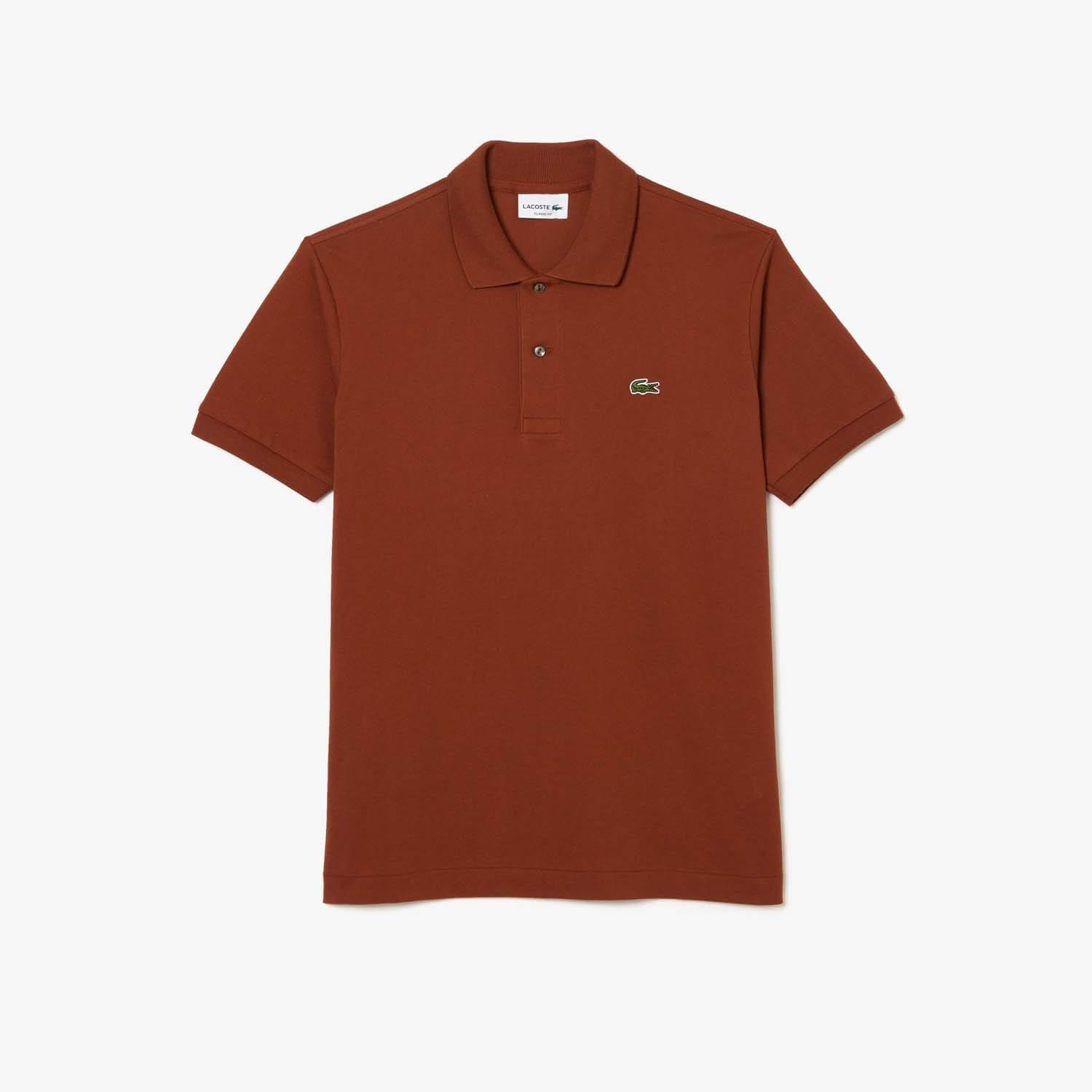 Brown - Lacoste - Classic Fit L.12.12 Original Piqu¿ Polo Shirt - 1