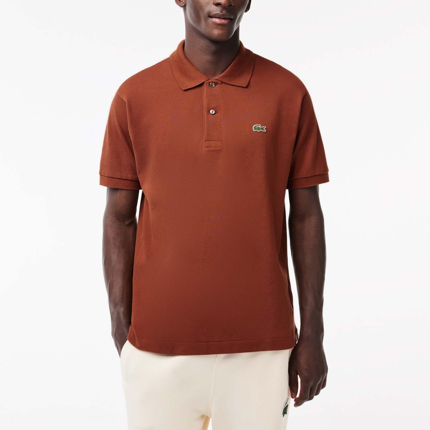 Brown - Lacoste - Classic Fit L.12.12 Original Piqu¿ Polo Shirt - 2