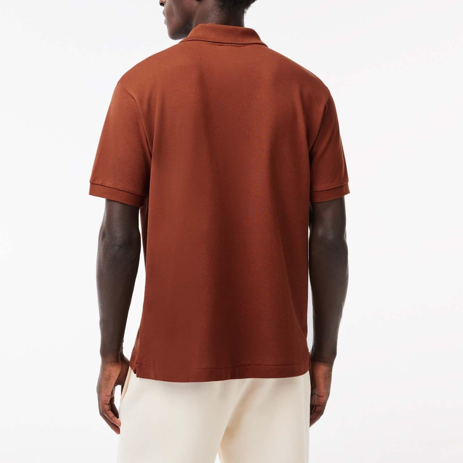 Brown - Lacoste - Classic Fit L.12.12 Original Piqu¿ Polo Shirt - 3