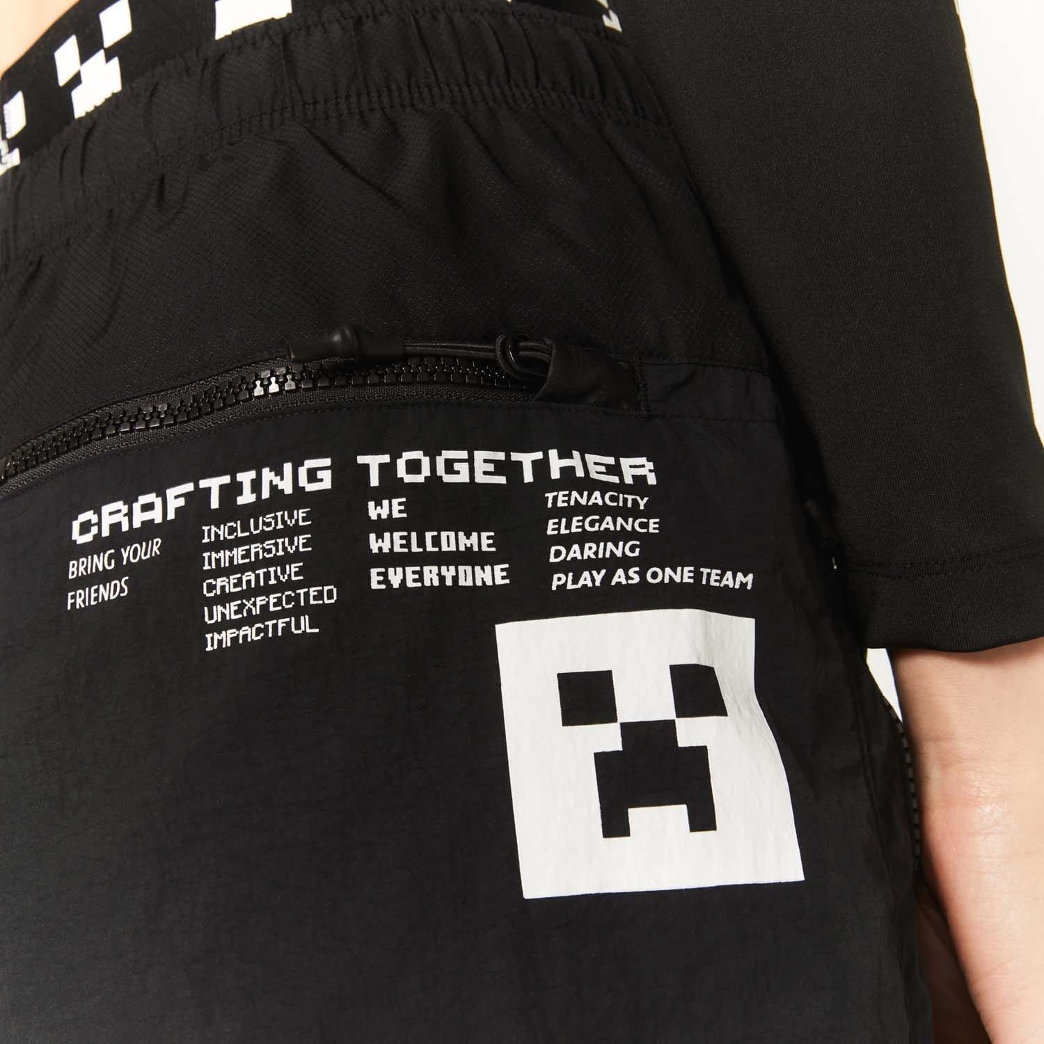 Black - Lacoste - Lacoste x Minecraft Nylon Bermuda Shorts - 4