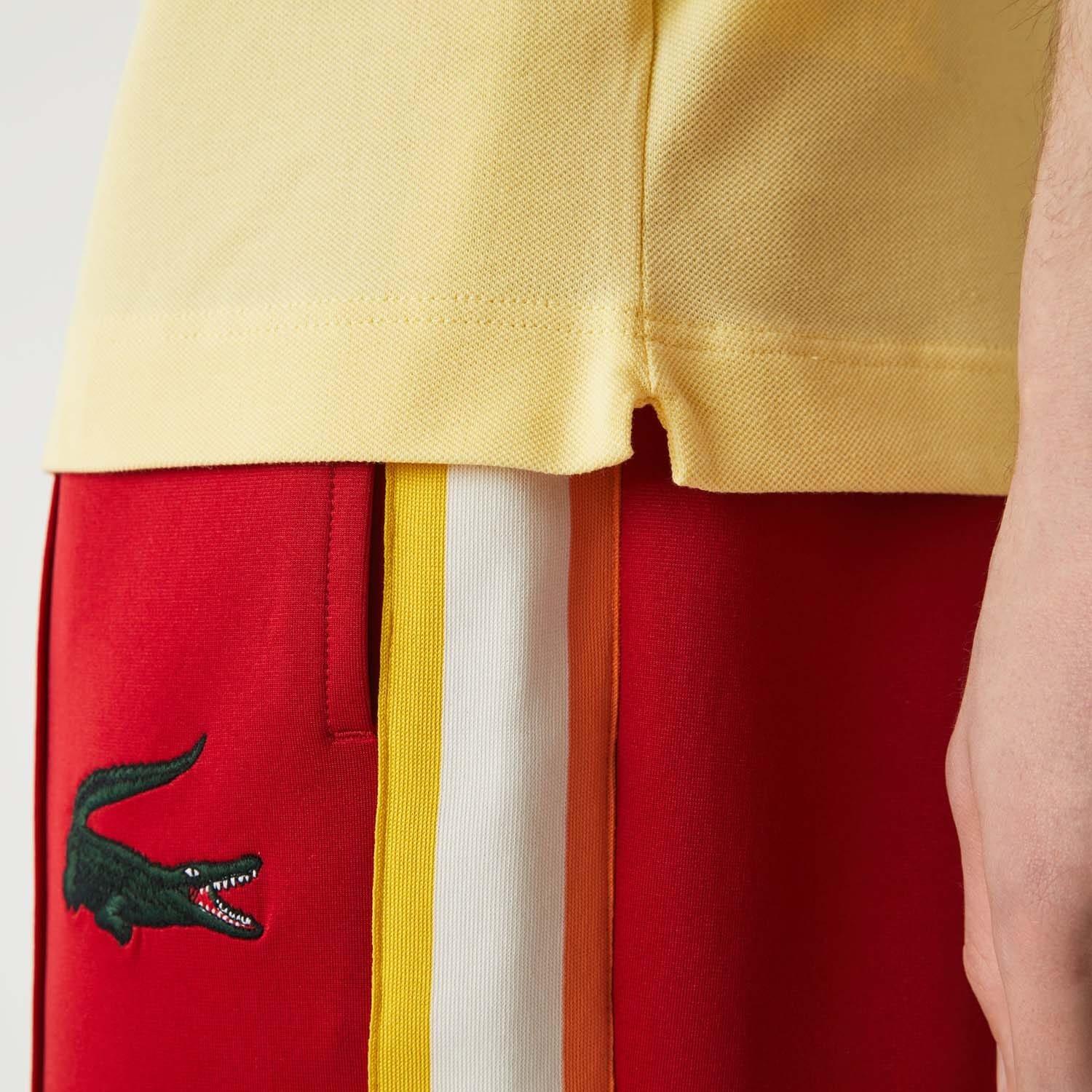 Yellow - Lacoste - Regular Fit Paris Stretch Piqu¿ Polo Shirt - 5