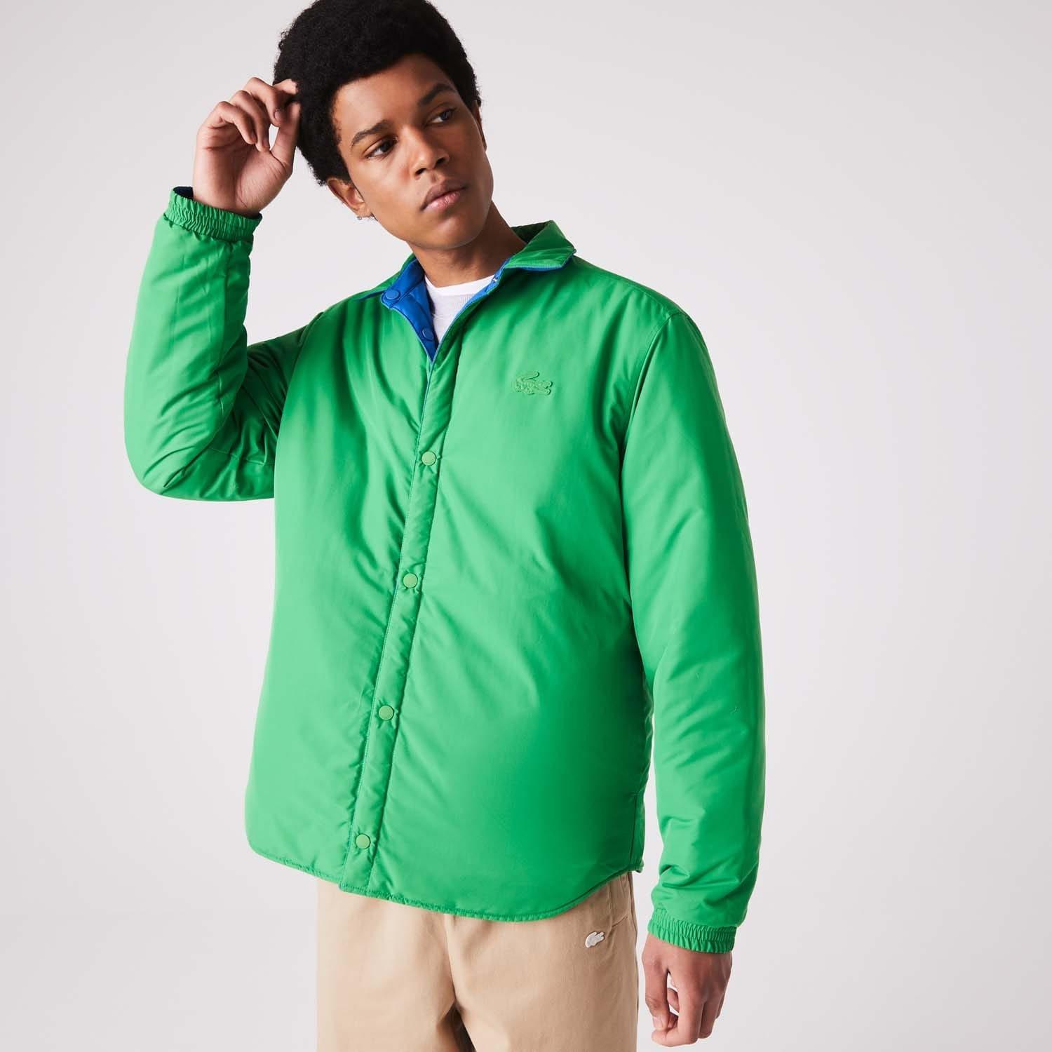 Multi Colour - Lacoste - Regular Fit Reversible Quilted Overshirt - 4