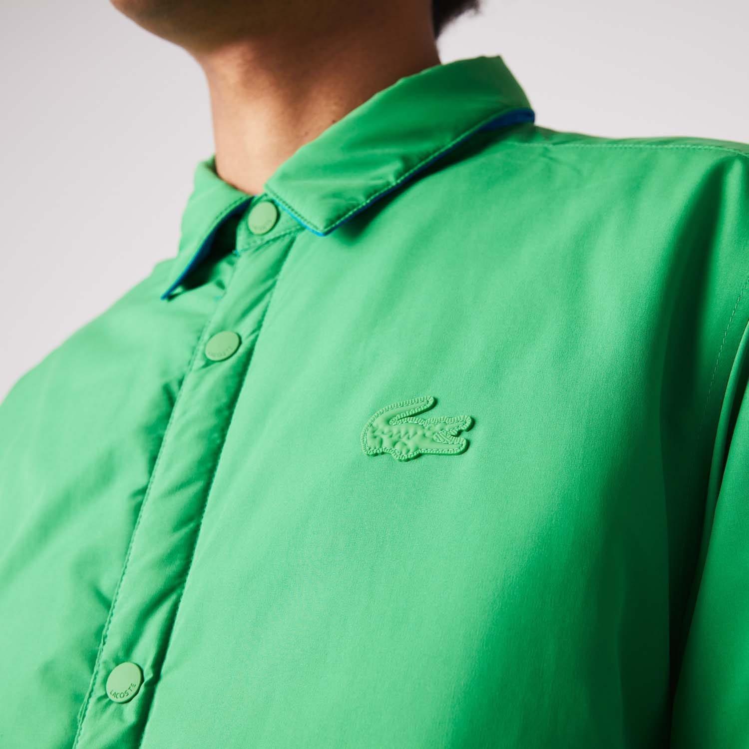 Multi Colour - Lacoste - Regular Fit Reversible Quilted Overshirt - 6