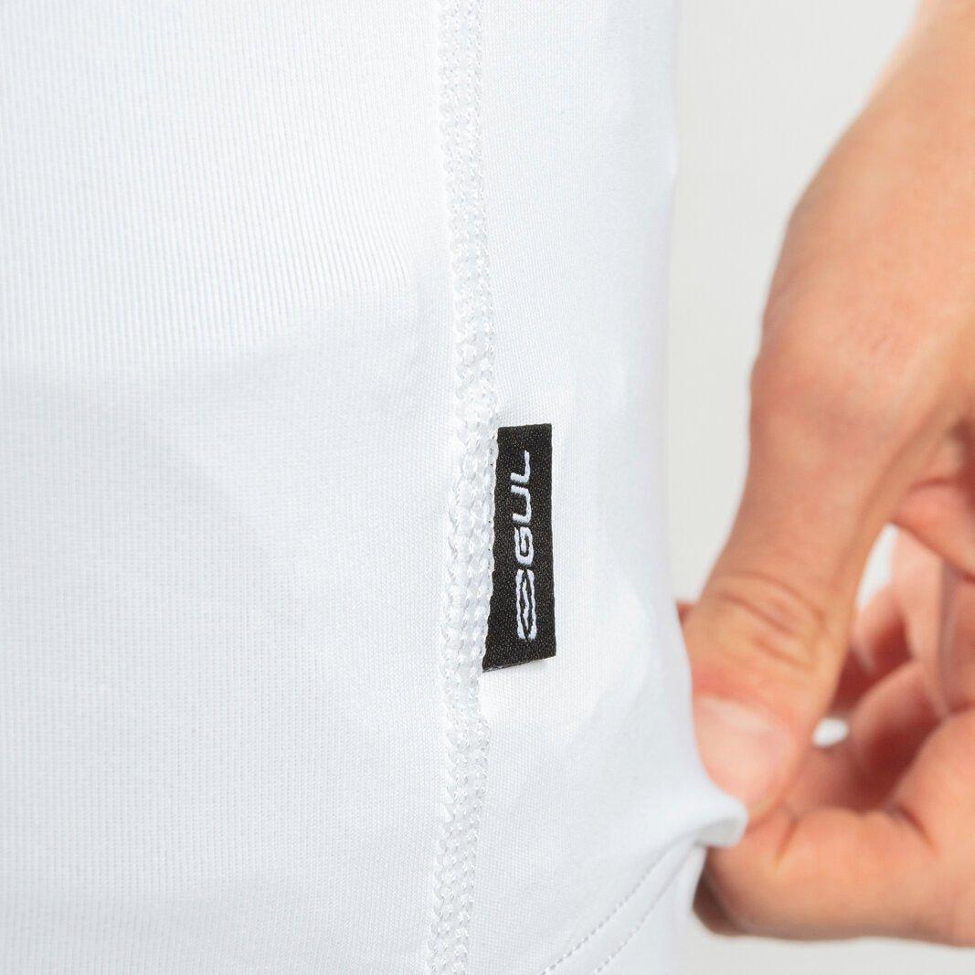 White - Gul - MENS UV PROTECTION FLATLOCK LONG SLEEVE RASHGUARD - 5