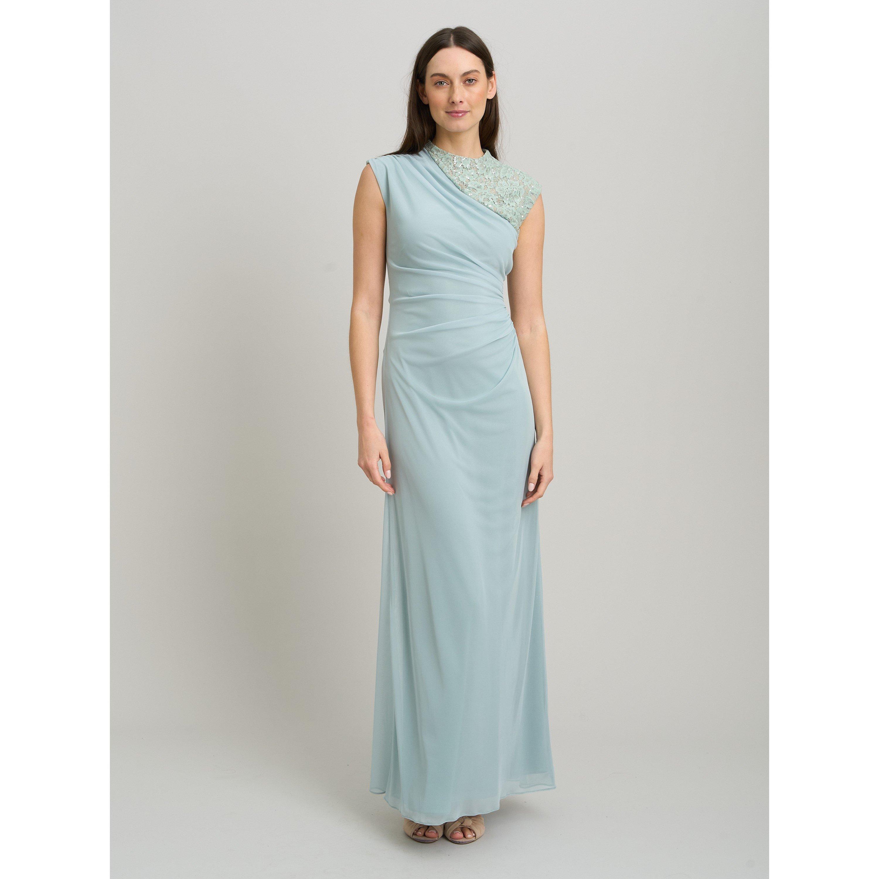 Sage - Gina Bacconi - Carter Lace Detail Maxi Dress - 6