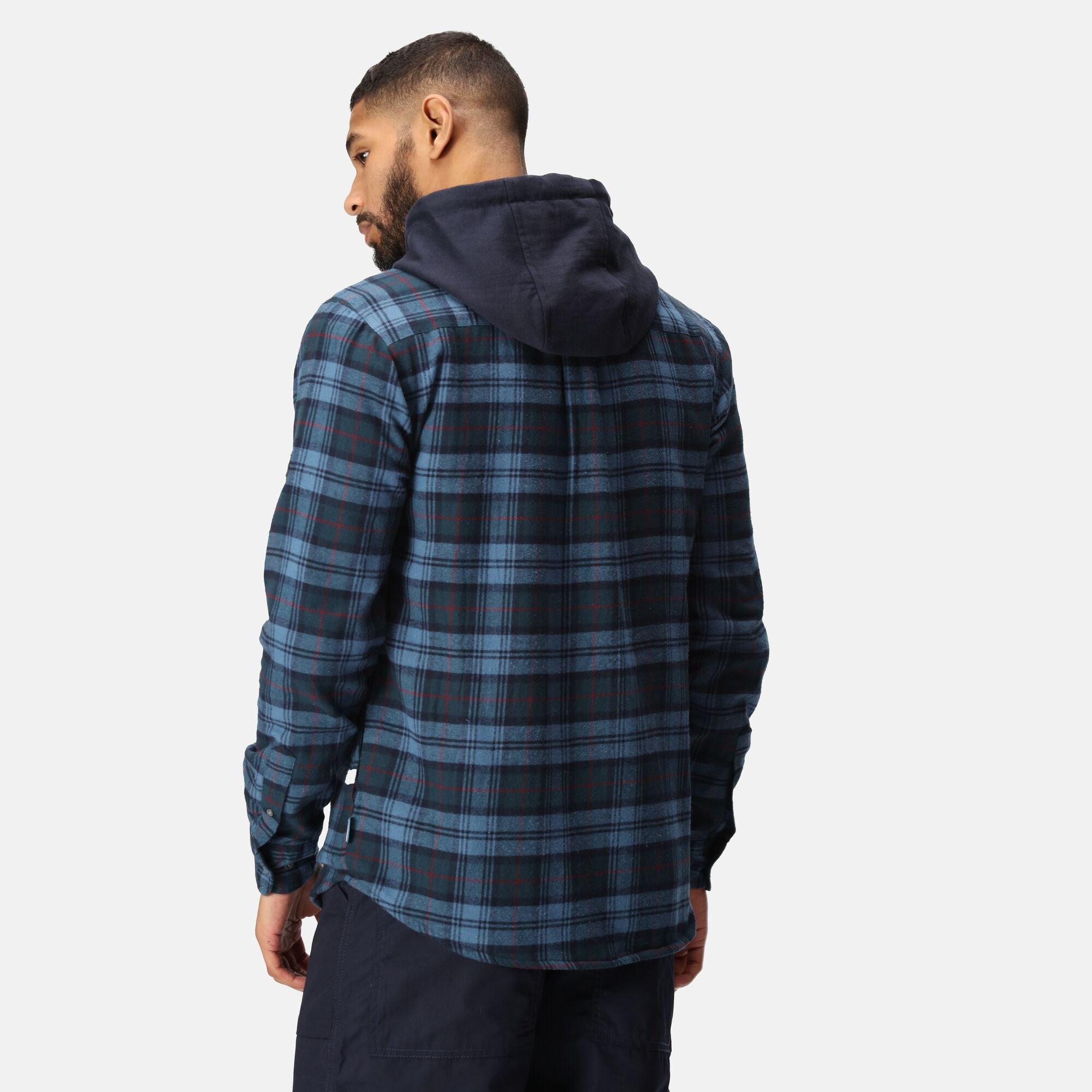 Navy Check - Regatta - Siege  Workwear Shirt  Jacket - 2