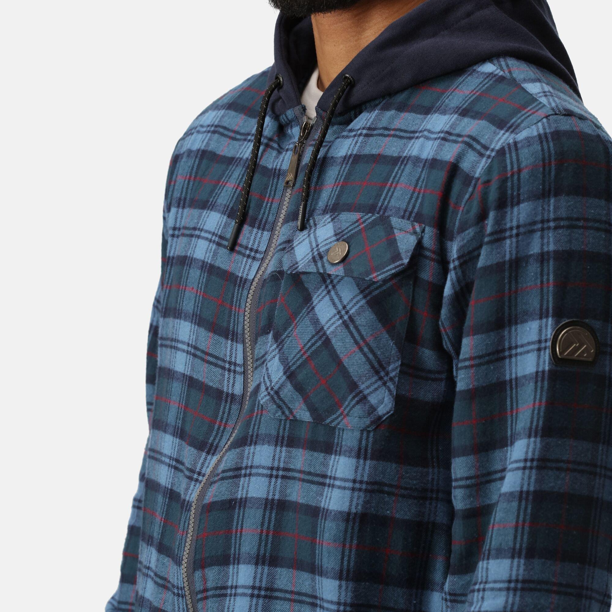 Navy Check - Regatta - Siege  Workwear Shirt  Jacket - 6