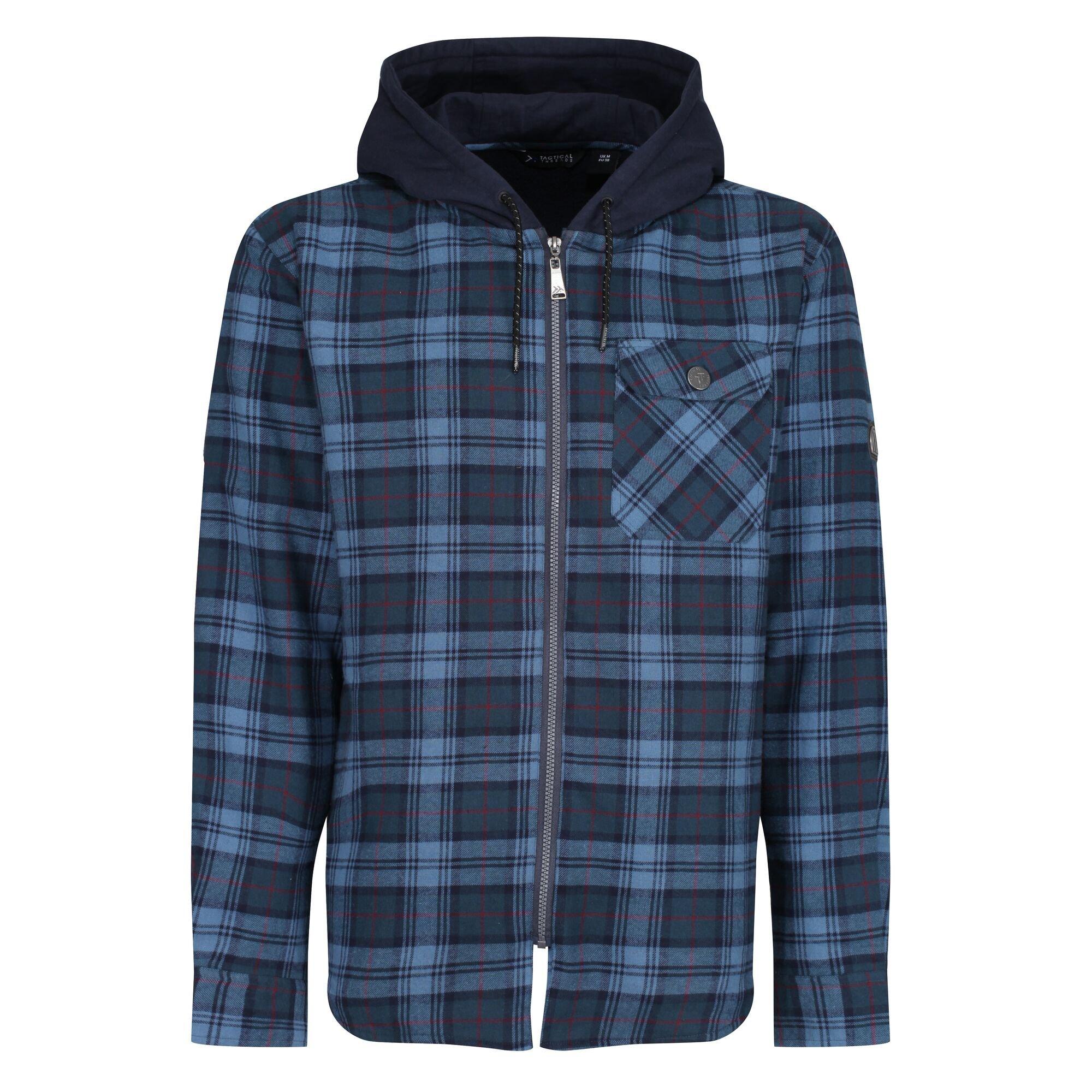 Navy Check - Regatta - Siege  Workwear Shirt  Jacket - 8