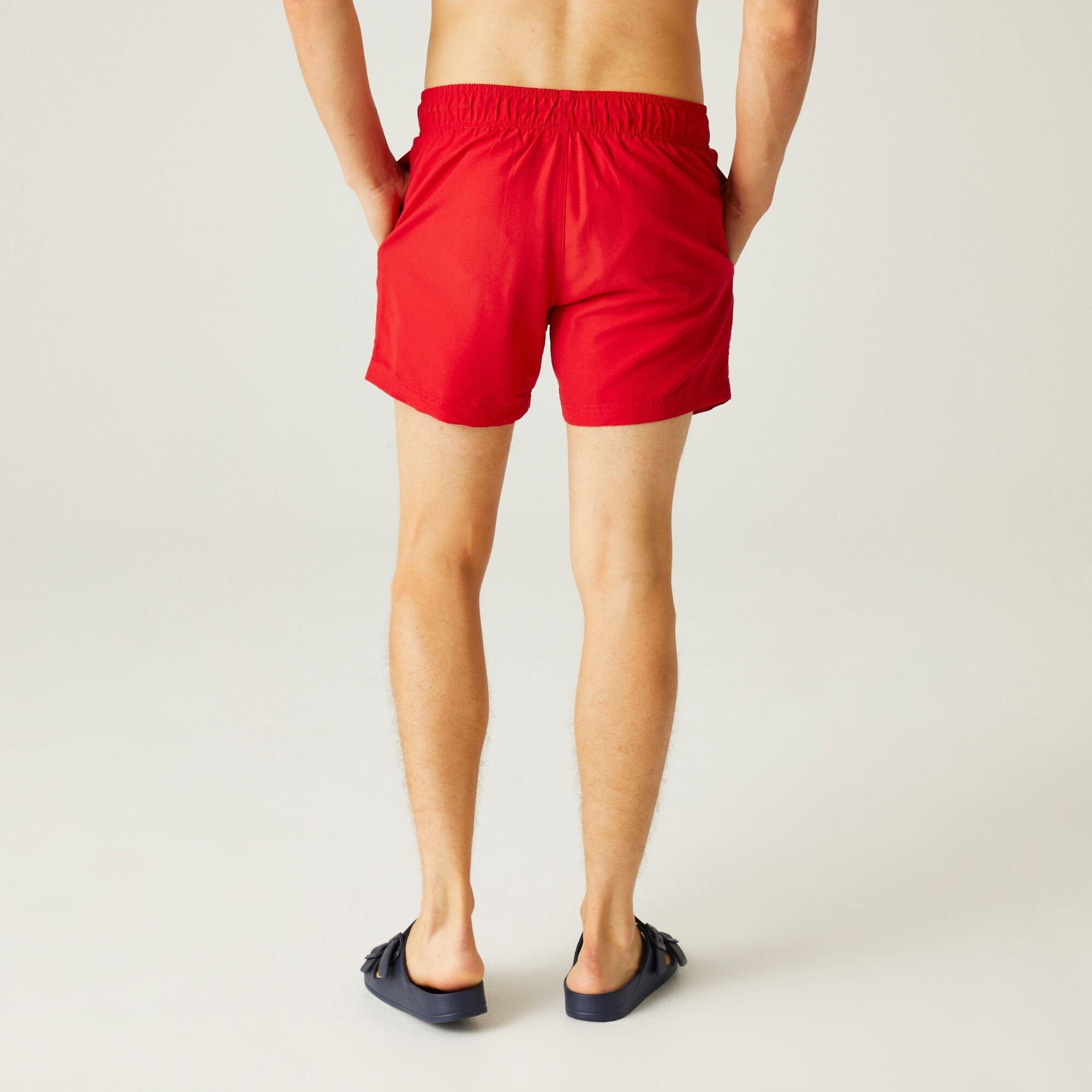 True Red - Regatta - Mens Mawson III Quick-Drying Swim Shorts - 2