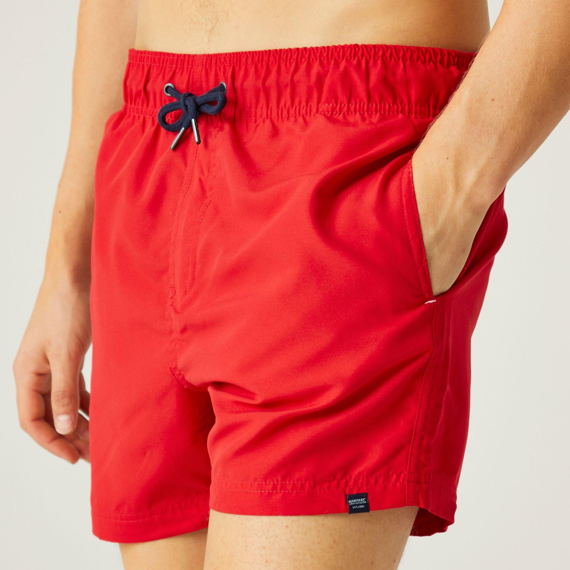 True Red - Regatta - Mens Mawson III Quick-Drying Swim Shorts - 4
