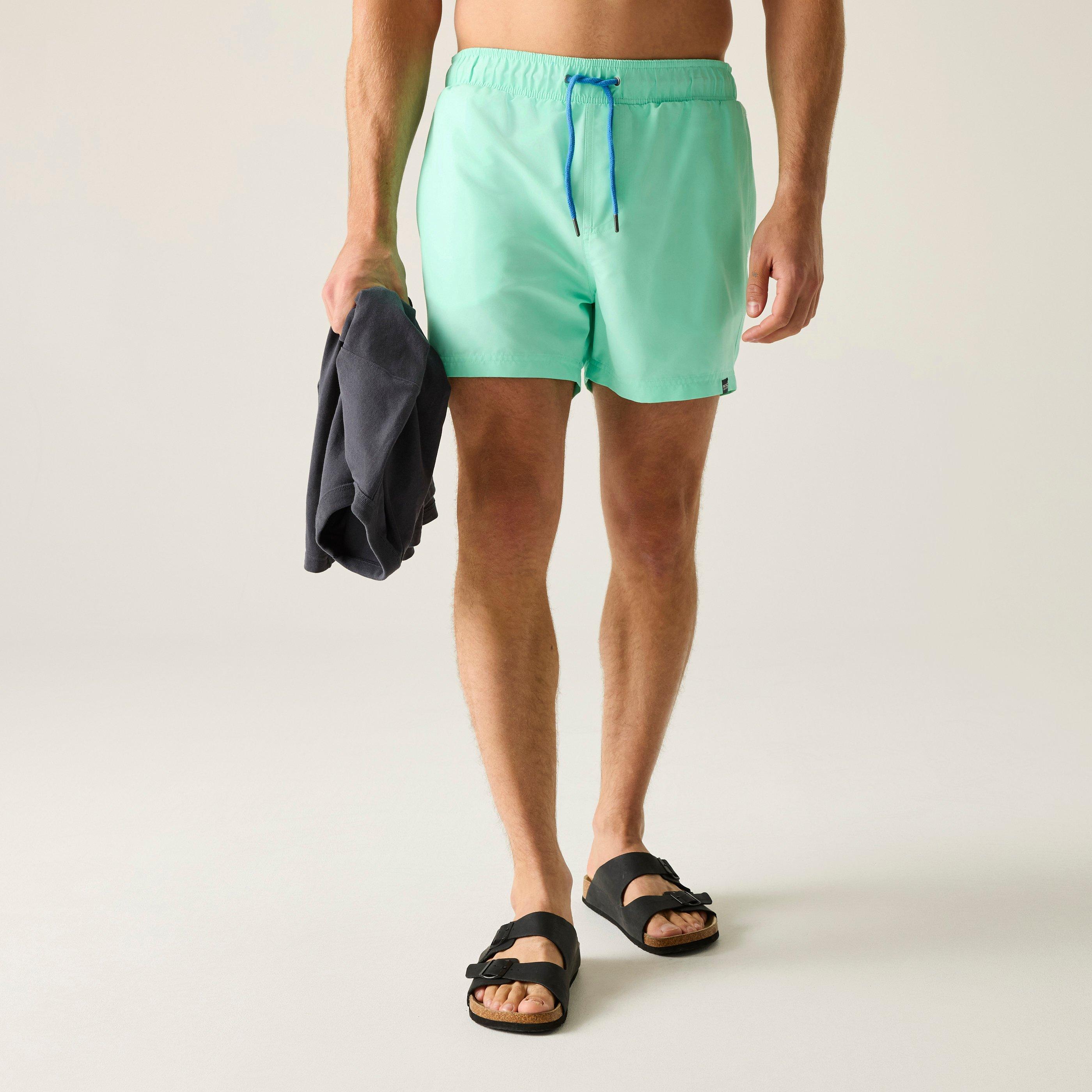 Regatta Men's Mawson Iii Quick-Drying Swim Shorts - Icegrn/Sncbl - L