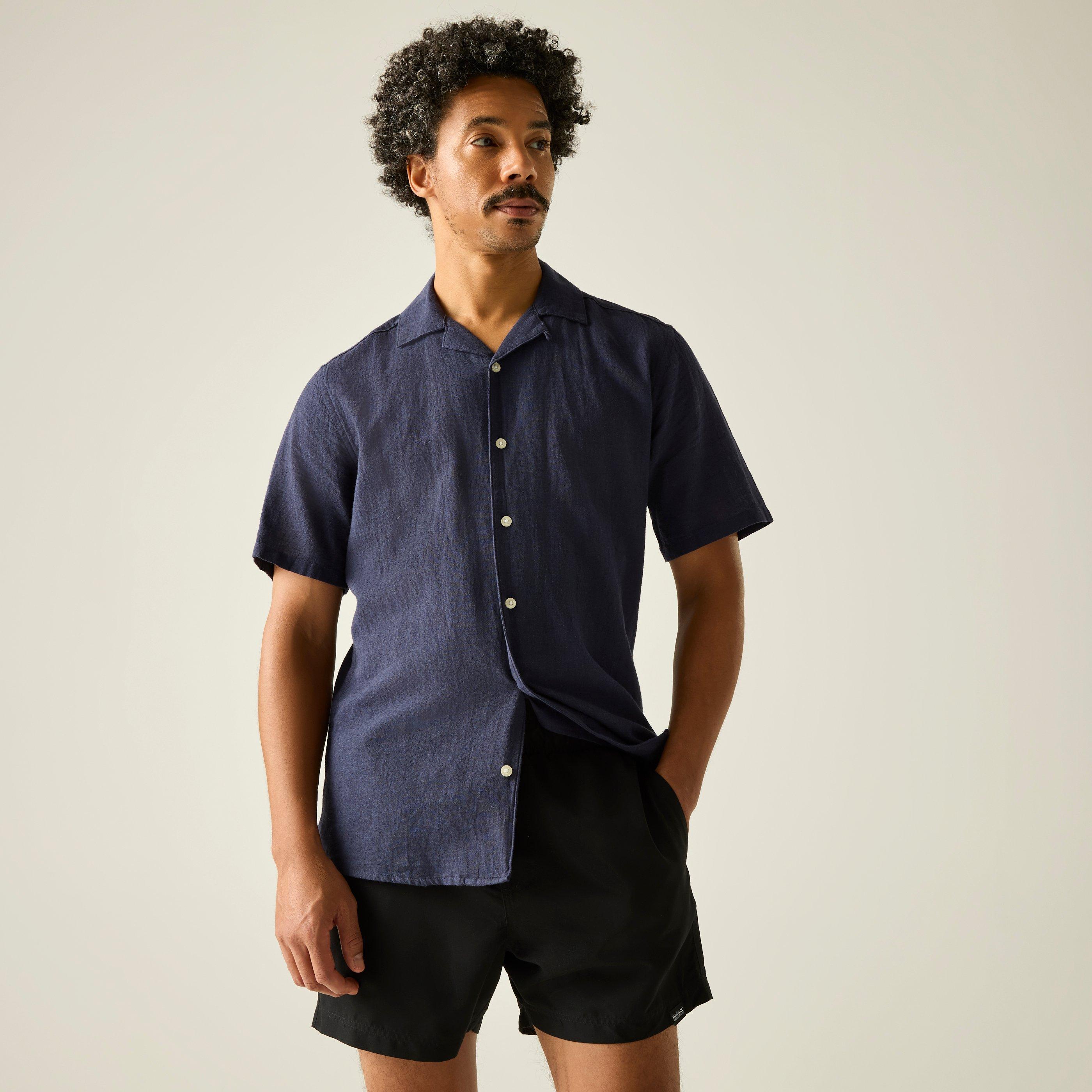 Regatta Men's Mawson Iii Quick-Drying Swim Shorts - Blk/Sonicbl - 3XL