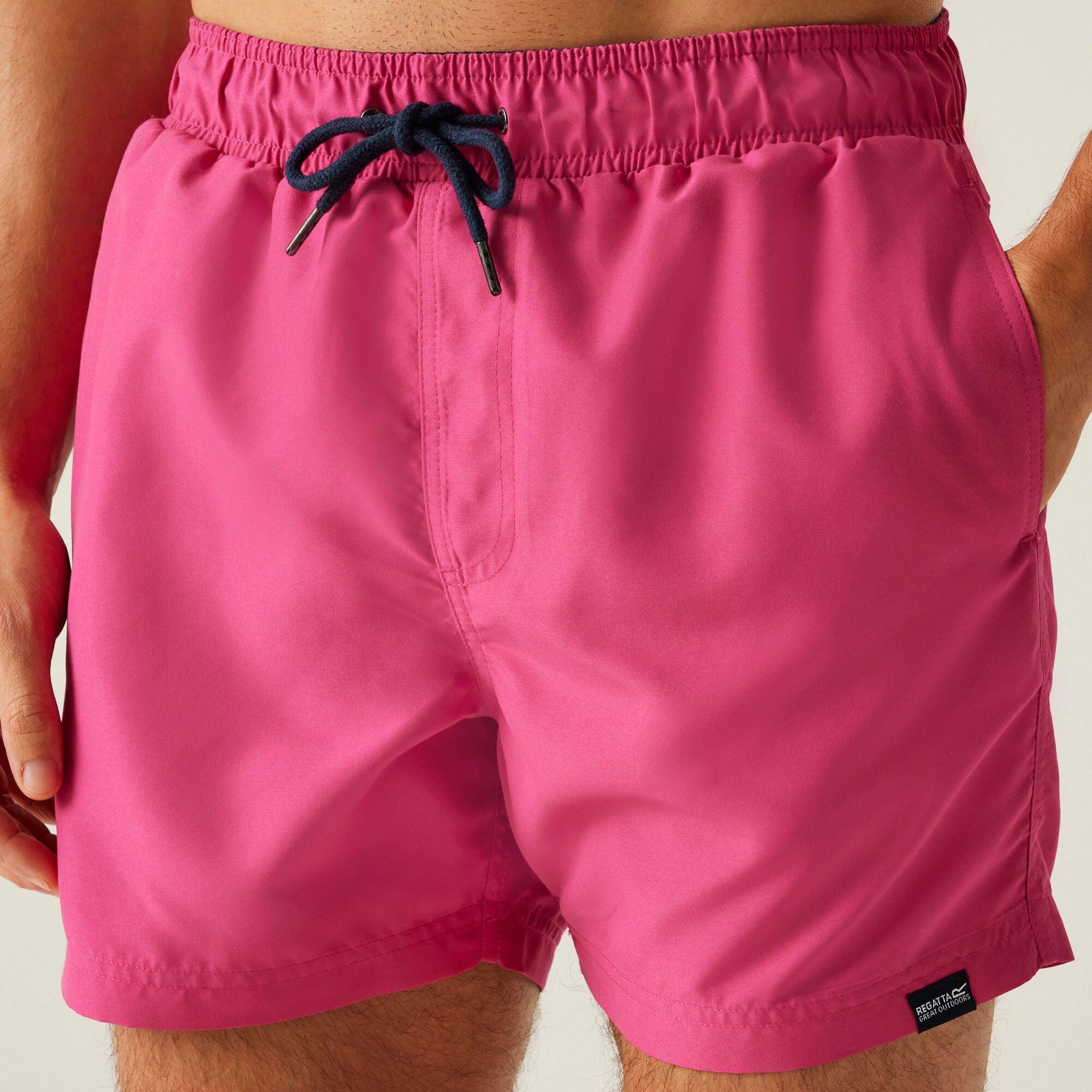 Celosia Orange/ - Regatta - Mens Mawson III Quick-Drying Swim Shorts - 4