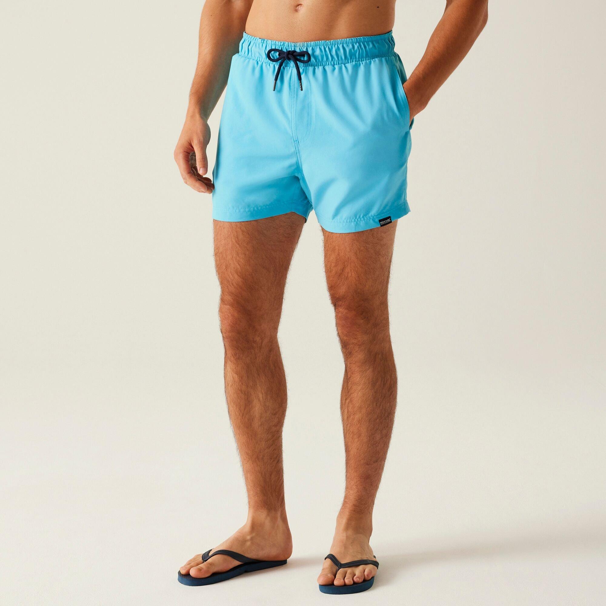 Regatta Men's Aquarius/Navy Mawson Iii Quick-Drying Swim Shorts - XL