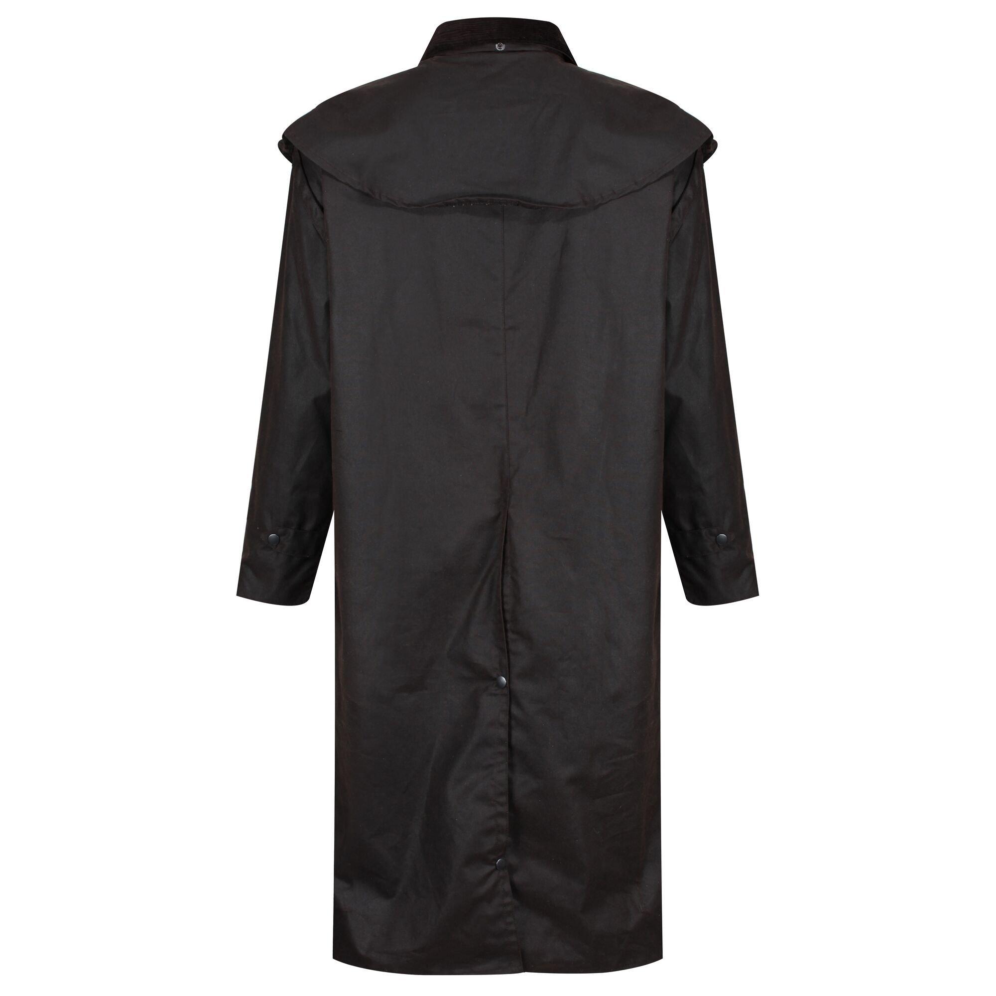 Brown - Regatta - Men's Cranbrook Wax Cotton Riding Quilted Jacket - 4