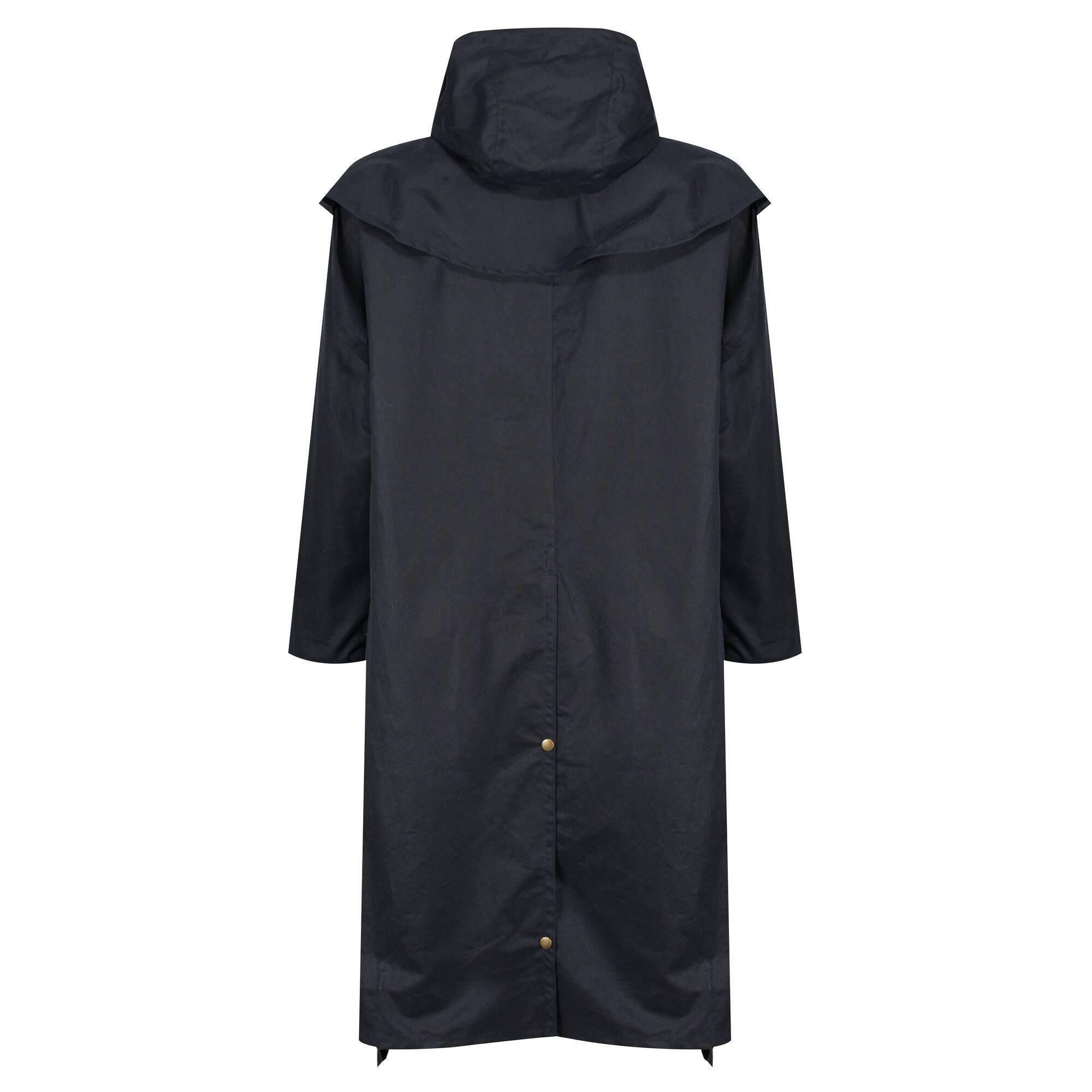 Navy - Regatta - Men's Cranbrook Wax Cotton Riding Quilted Jacket - 4