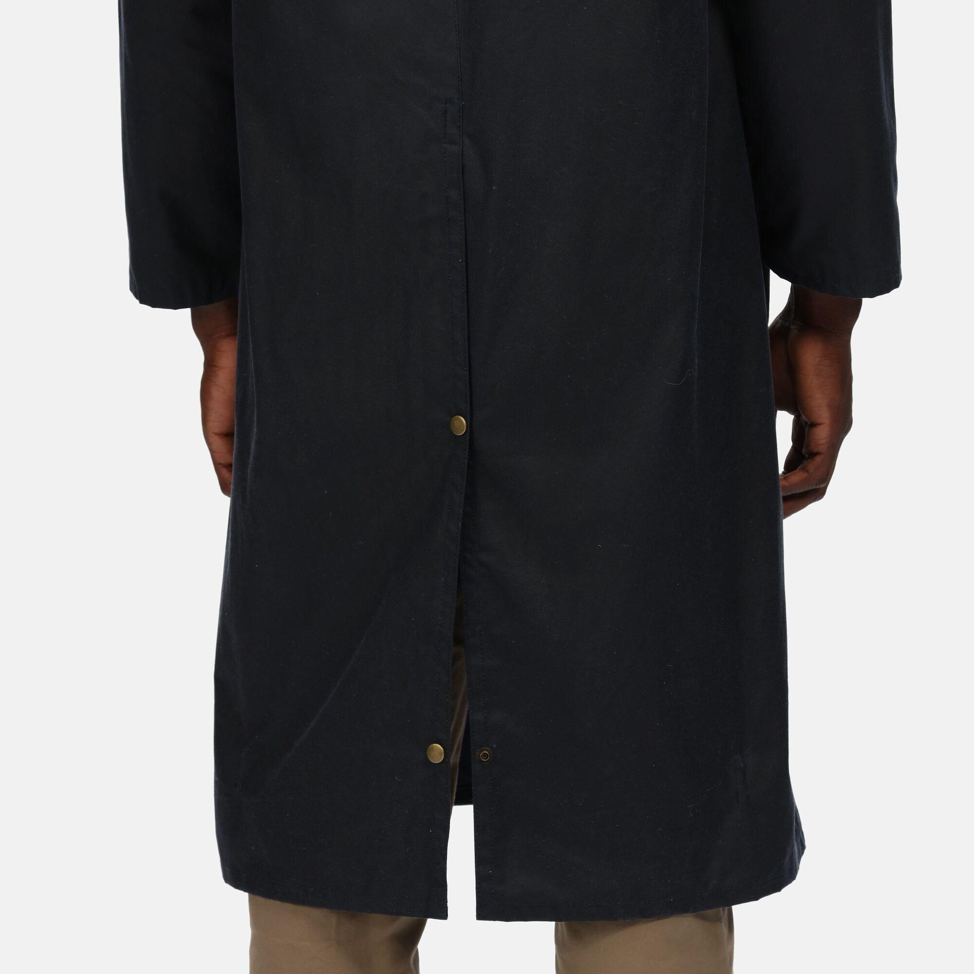 Navy - Regatta - Men's Cranbrook Wax Cotton Riding Quilted Jacket - 9