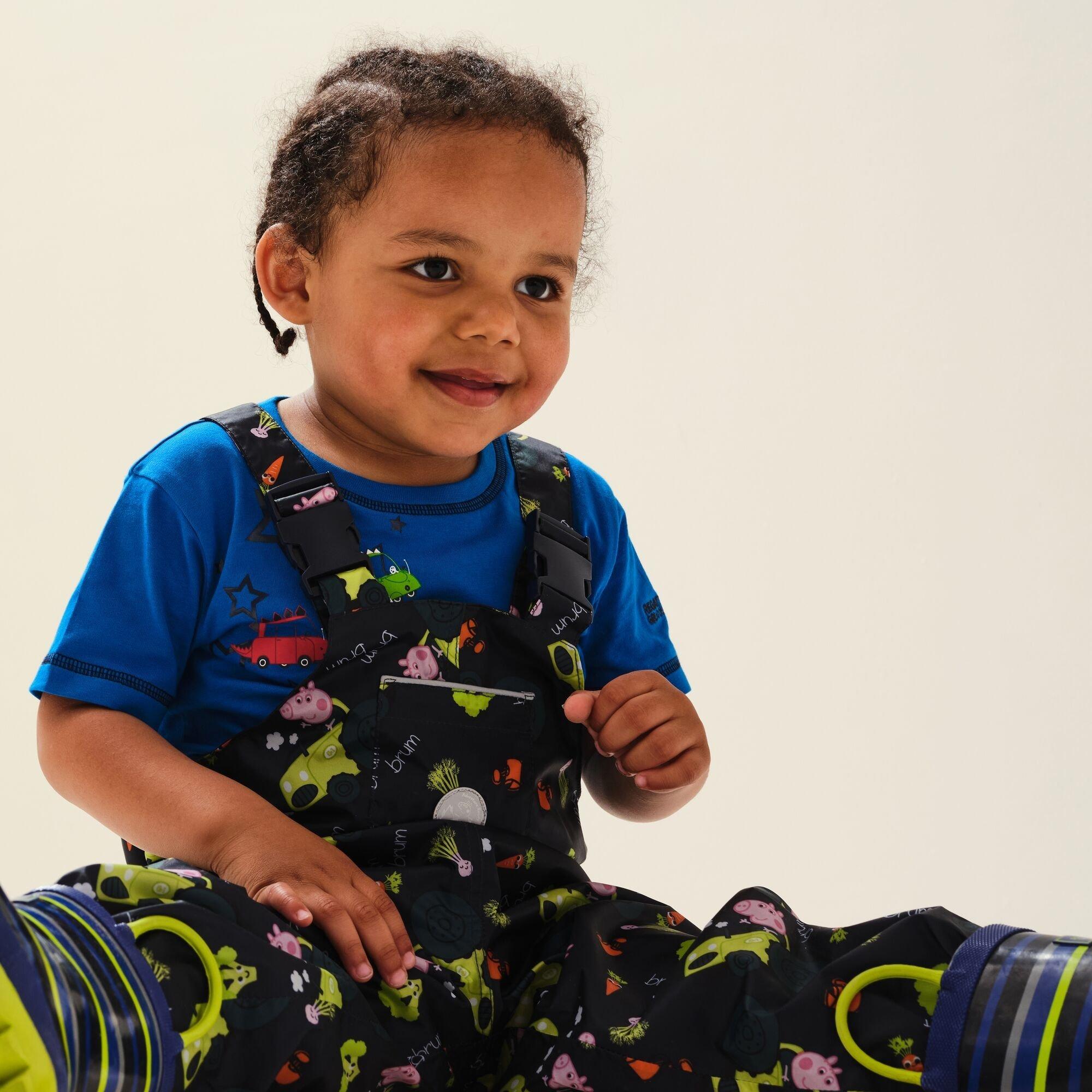 Navy - Regatta - Muddy Puddle Dungaree - 6