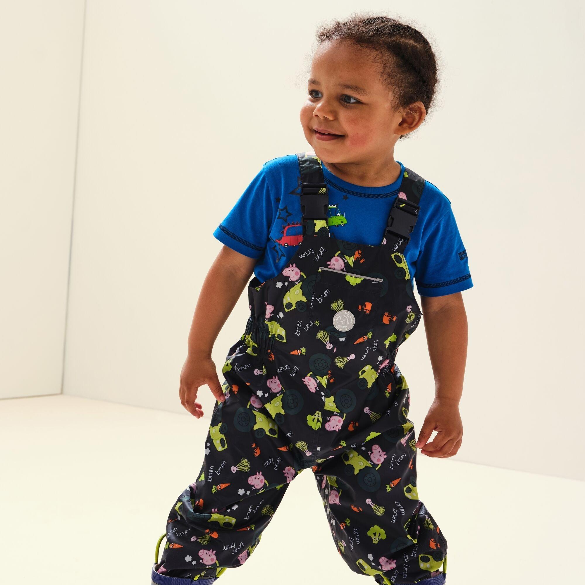 Navy - Regatta - Muddy Puddle Dungaree - 7