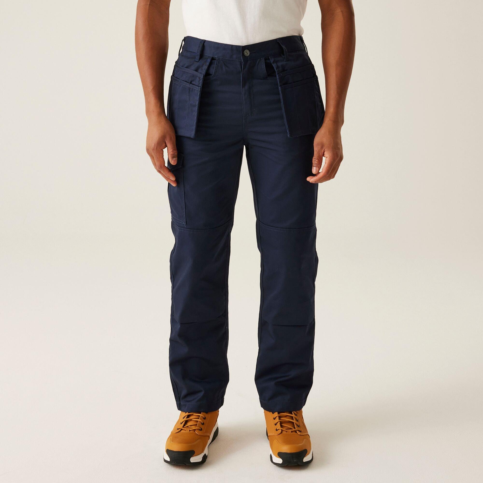 Navy - Regatta - Pro Cargo Holster  Workerwear Trouser Long Leg - 1