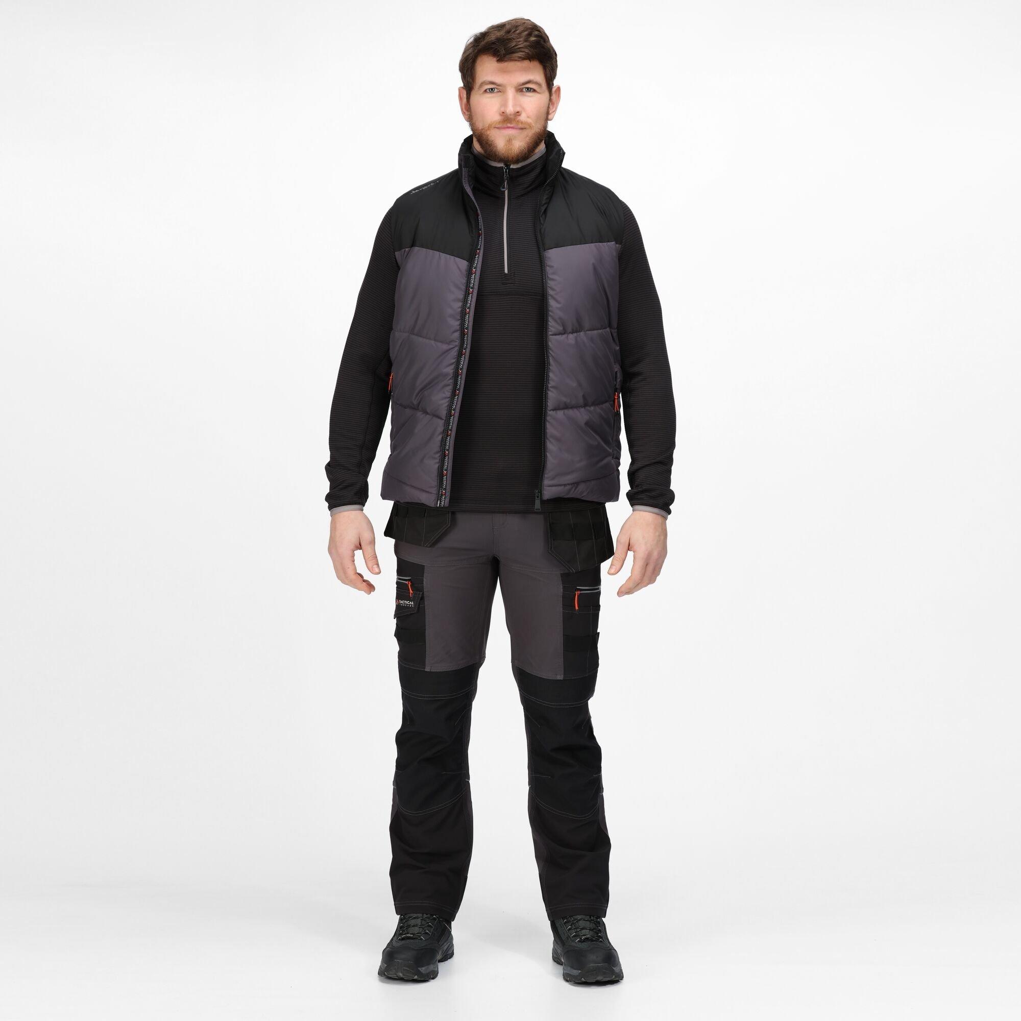 Iron/Black - Regatta - Men's Tactical Regime Water-Repellent Heavyweight Gilet - 6