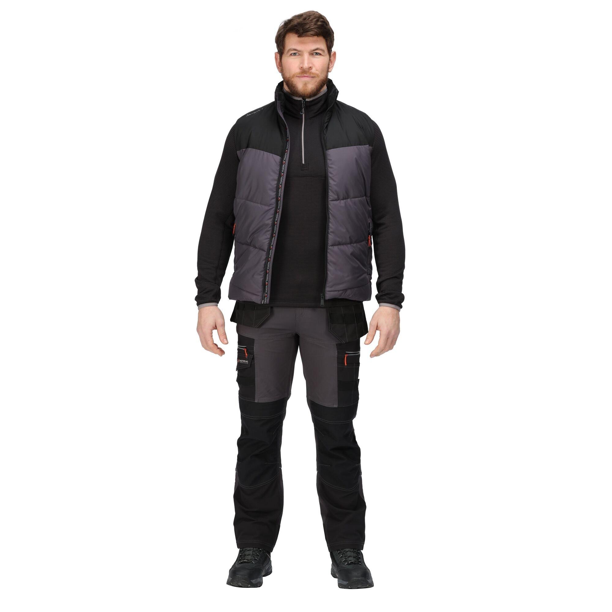 Iron/Black - Regatta - Men's Tactical Regime Water-Repellent Heavyweight Gilet - 7