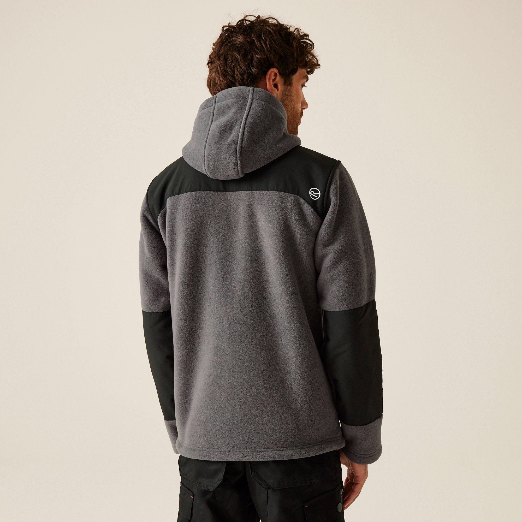 Iron/Black - Regatta - garrison Hooded Jacket - 2