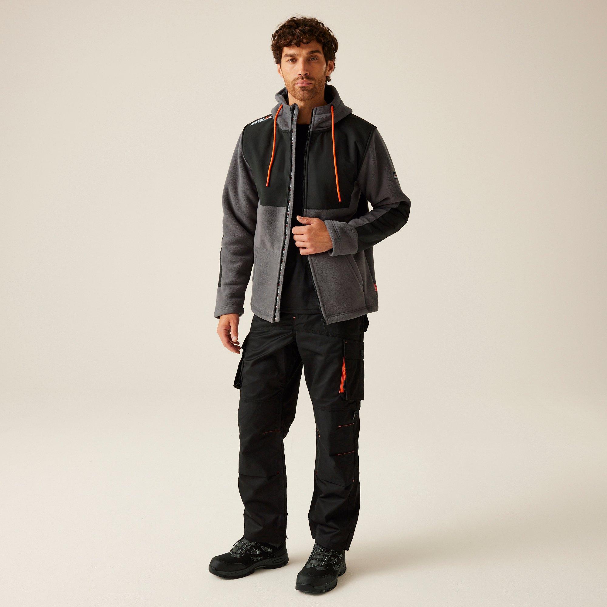 Iron/Black - Regatta - garrison Hooded Jacket - 3