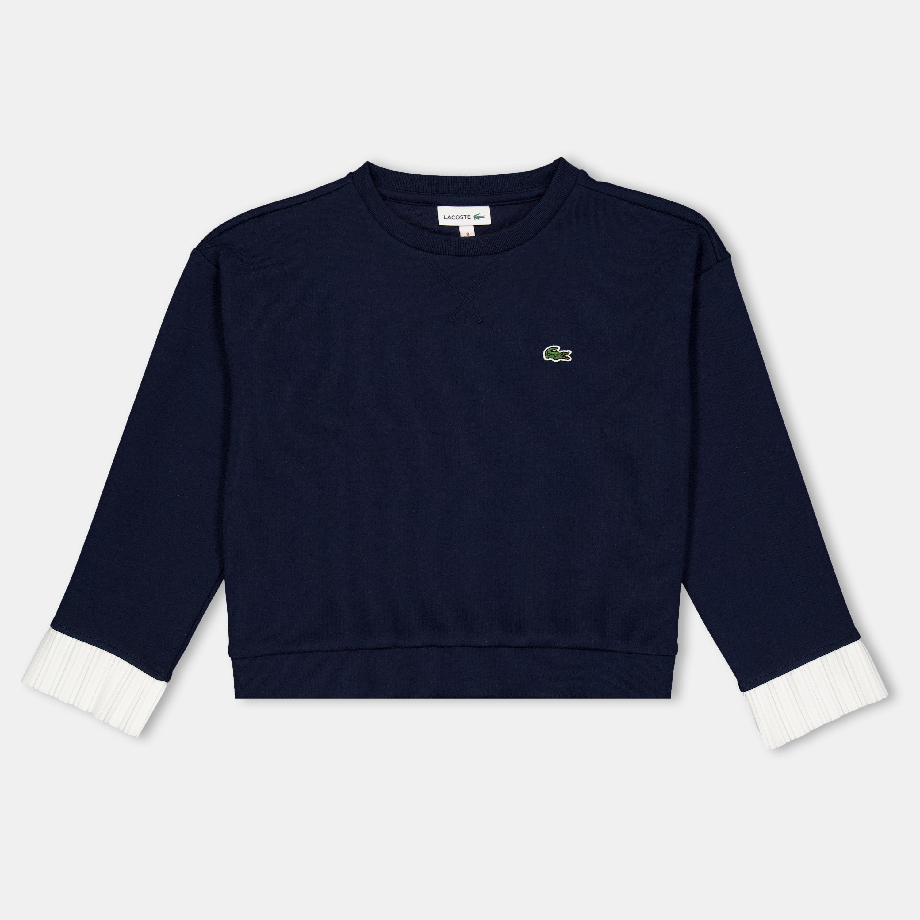 Navy/White - Lacoste - Crew Neck Jumper - 1