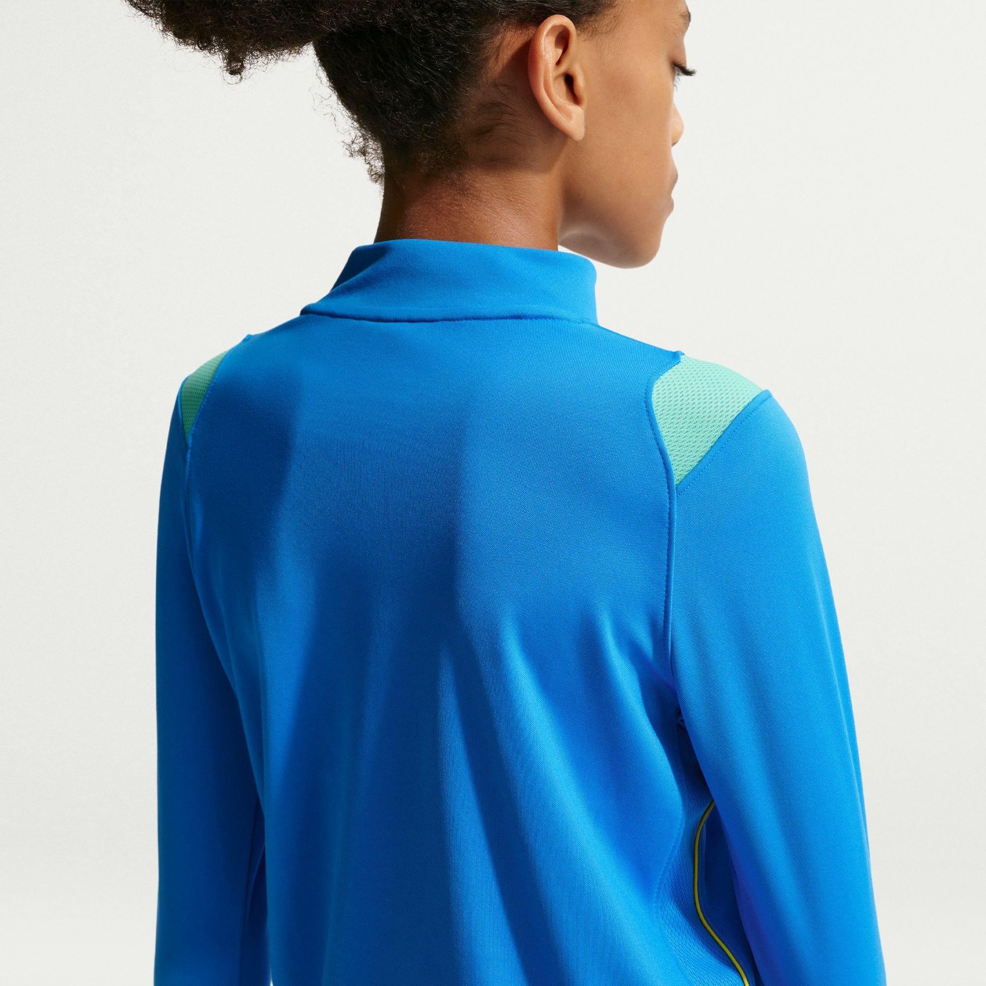 Azul/Oro - Nike - Kids' Brazil International Licensed Drill Top - 4