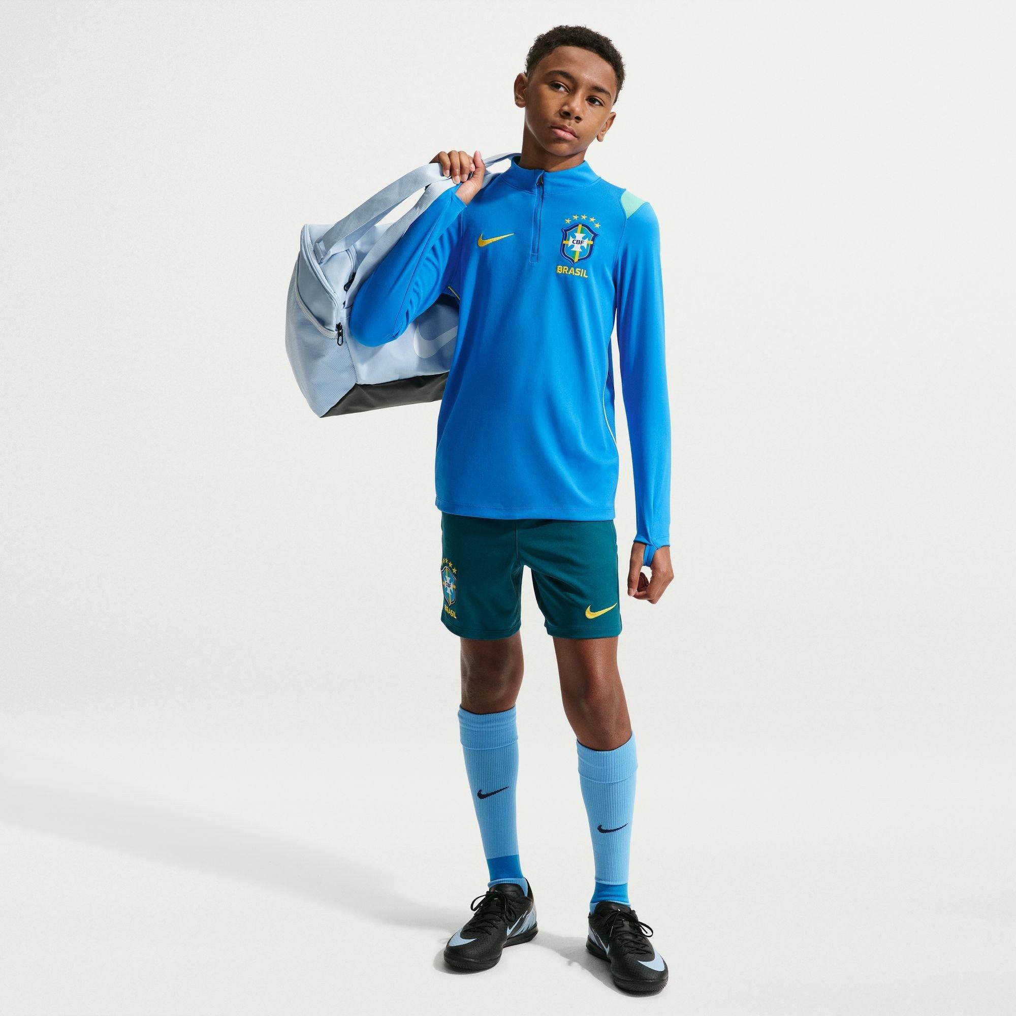 Azul/Oro - Nike - Kids' Brazil International Licensed Drill Top - 7