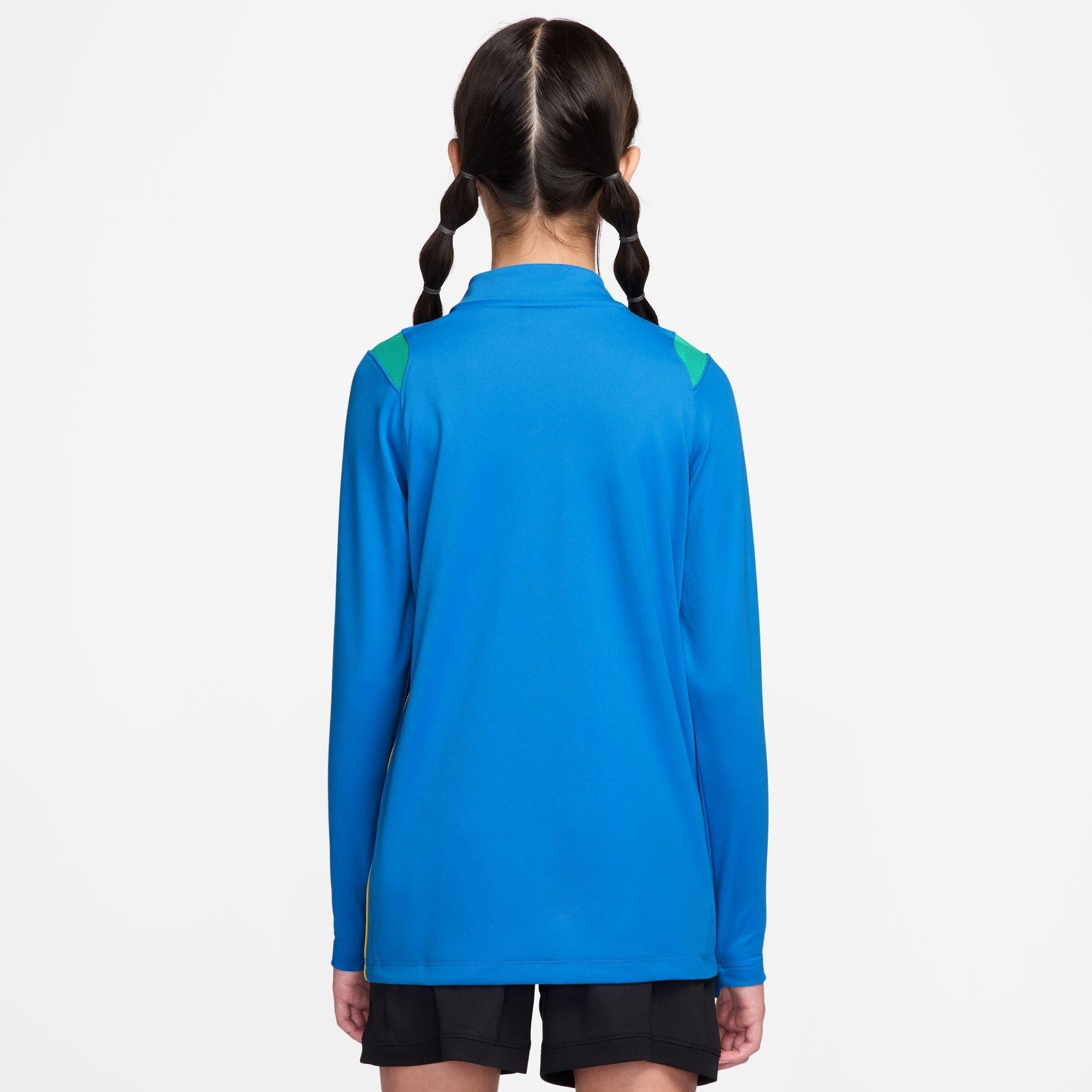 Azul/Oro - Nike - Kids' Brazil International Licensed Drill Top - 9