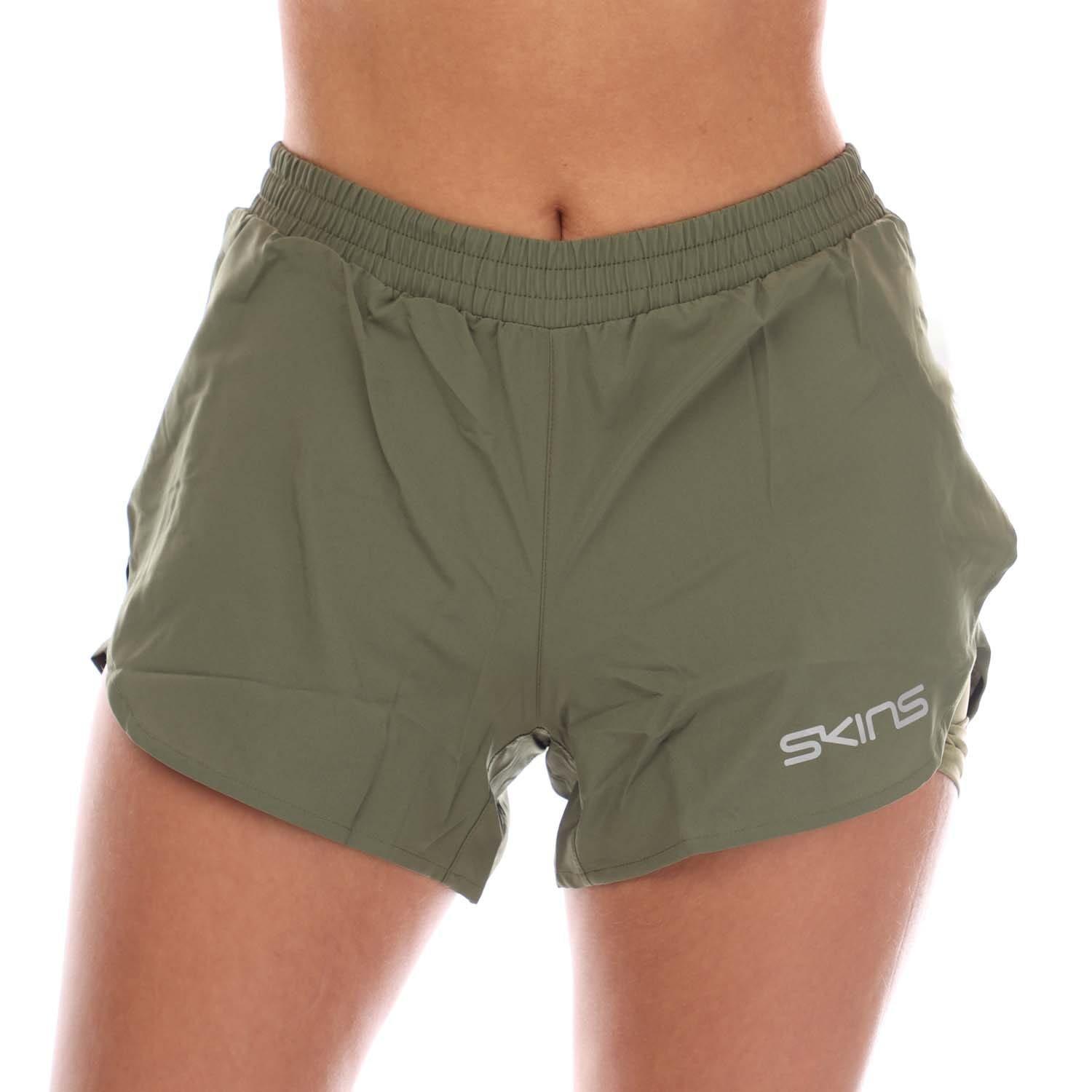 Khaki - Skins - Series-3 Superpose Shorts - 1