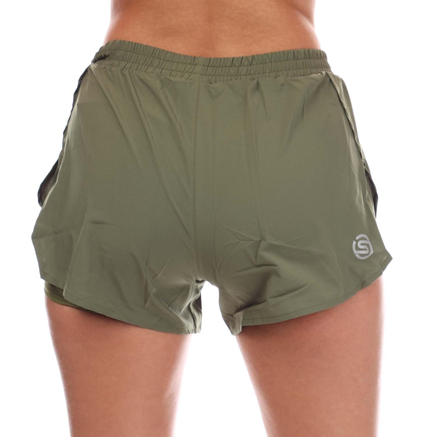 Khaki - Skins - Series-3 Superpose Shorts - 2