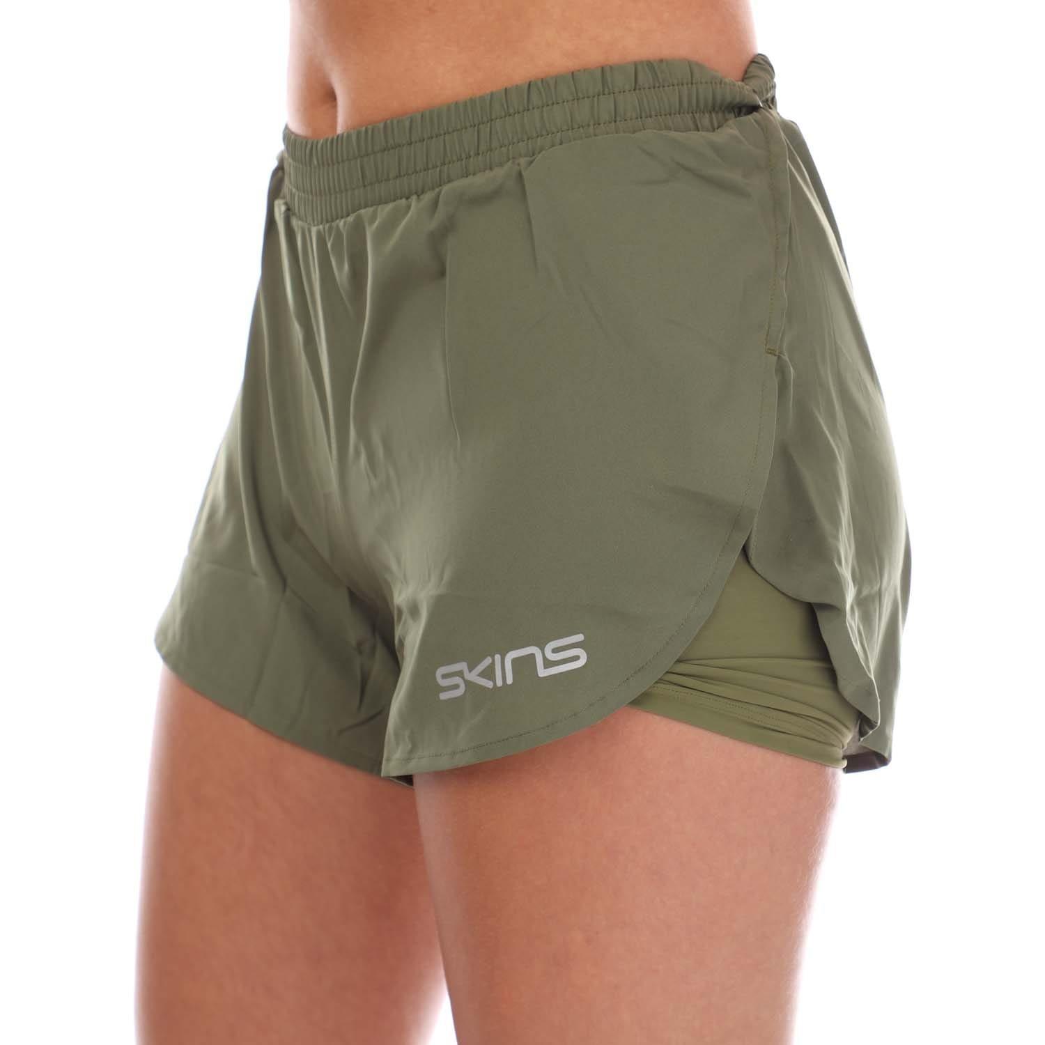 Khaki - Skins - Series-3 Superpose Shorts - 3