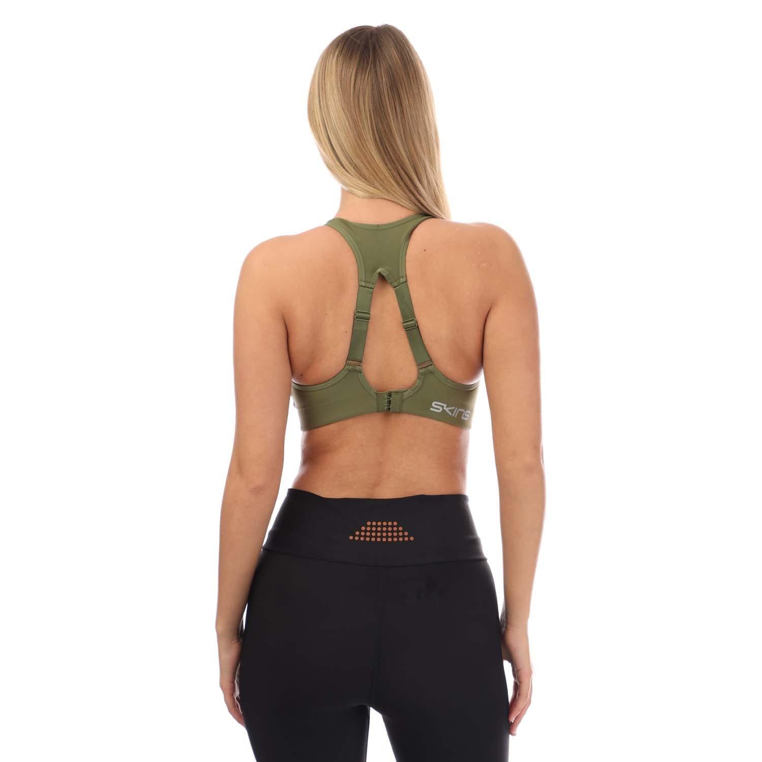 Khaki - Skins - Series-3 Hi-Impact Bra - 2