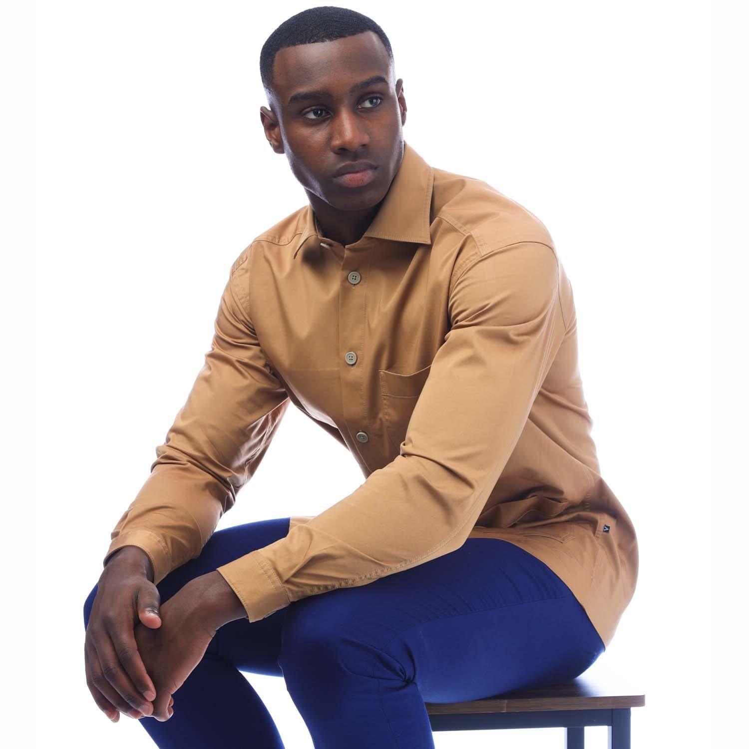 Beige - Boss - P-Cory Multi-Pocket Shirt - 4