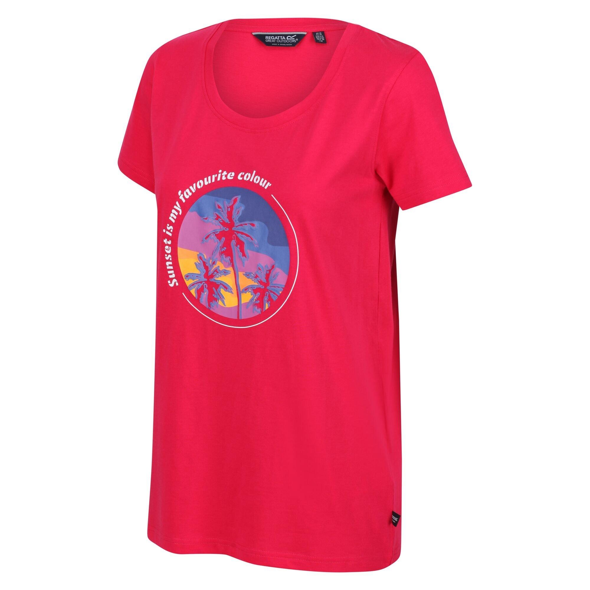 Pink Fusion - Regatta - Women's Filandra VI Slim Fit T-Shirt - 1