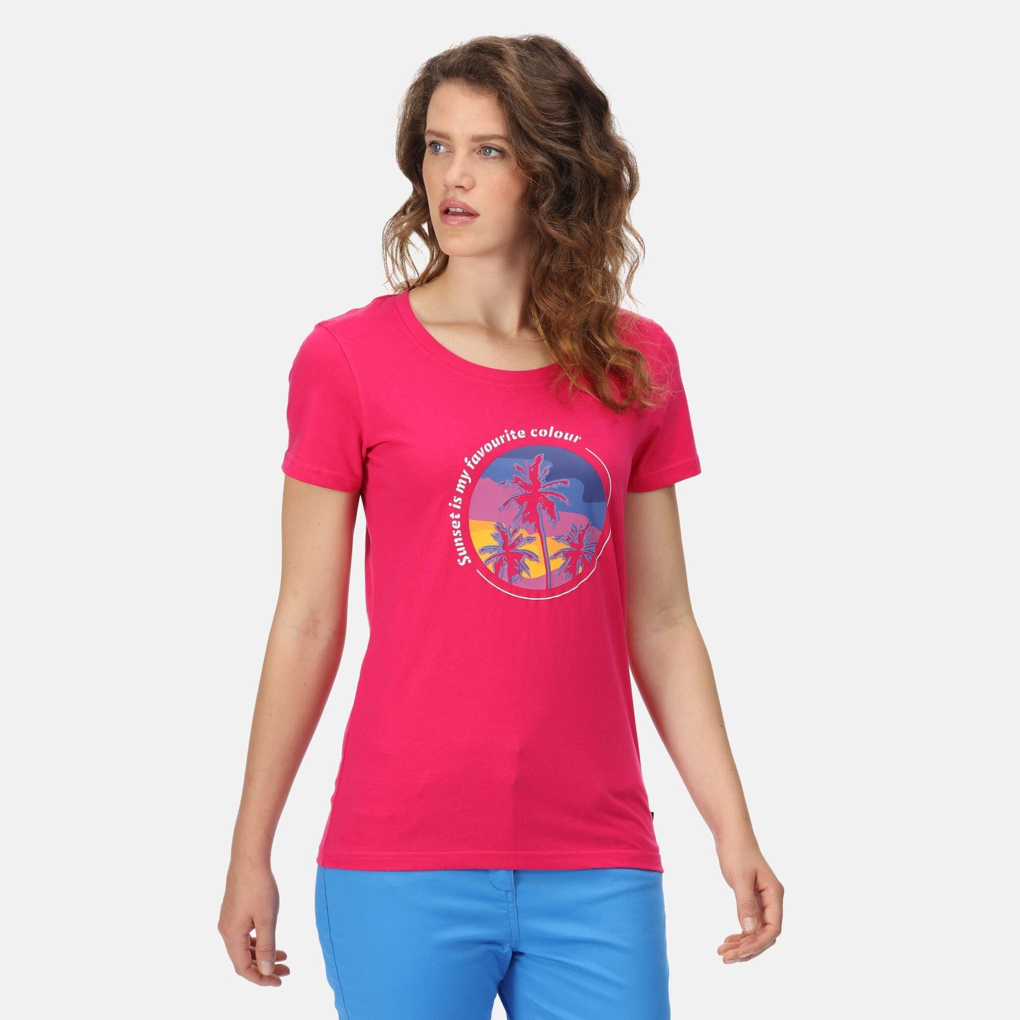 Pink Fusion - Regatta - Women's Filandra VI Slim Fit T-Shirt - 2