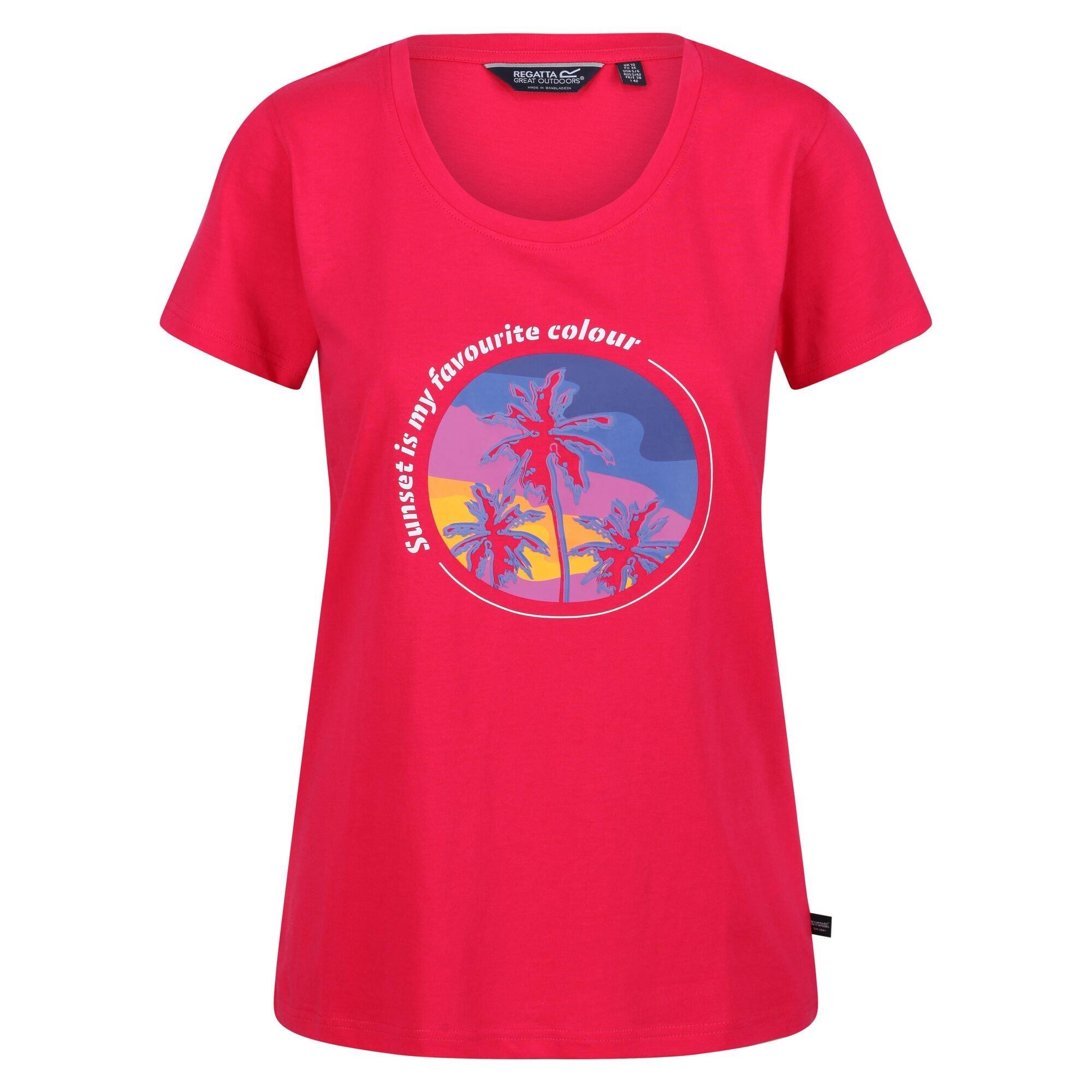 Pink Fusion - Regatta - Women's Filandra VI Slim Fit T-Shirt - 11