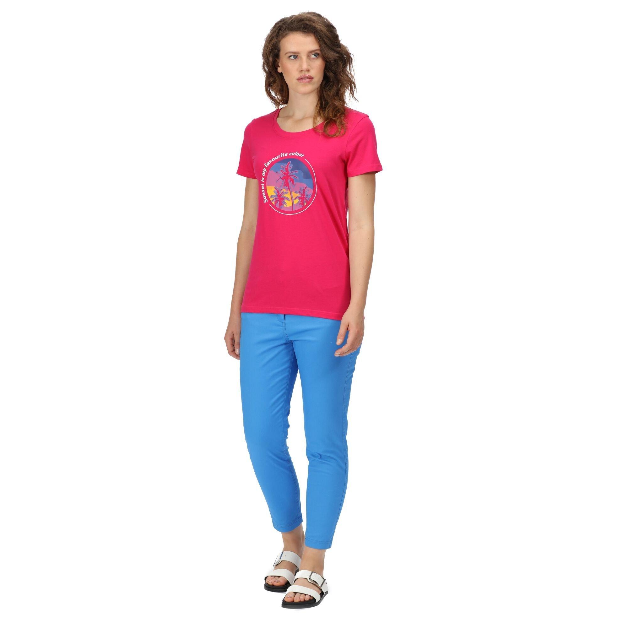 Pink Fusion - Regatta - Women's Filandra VI Slim Fit T-Shirt - 7