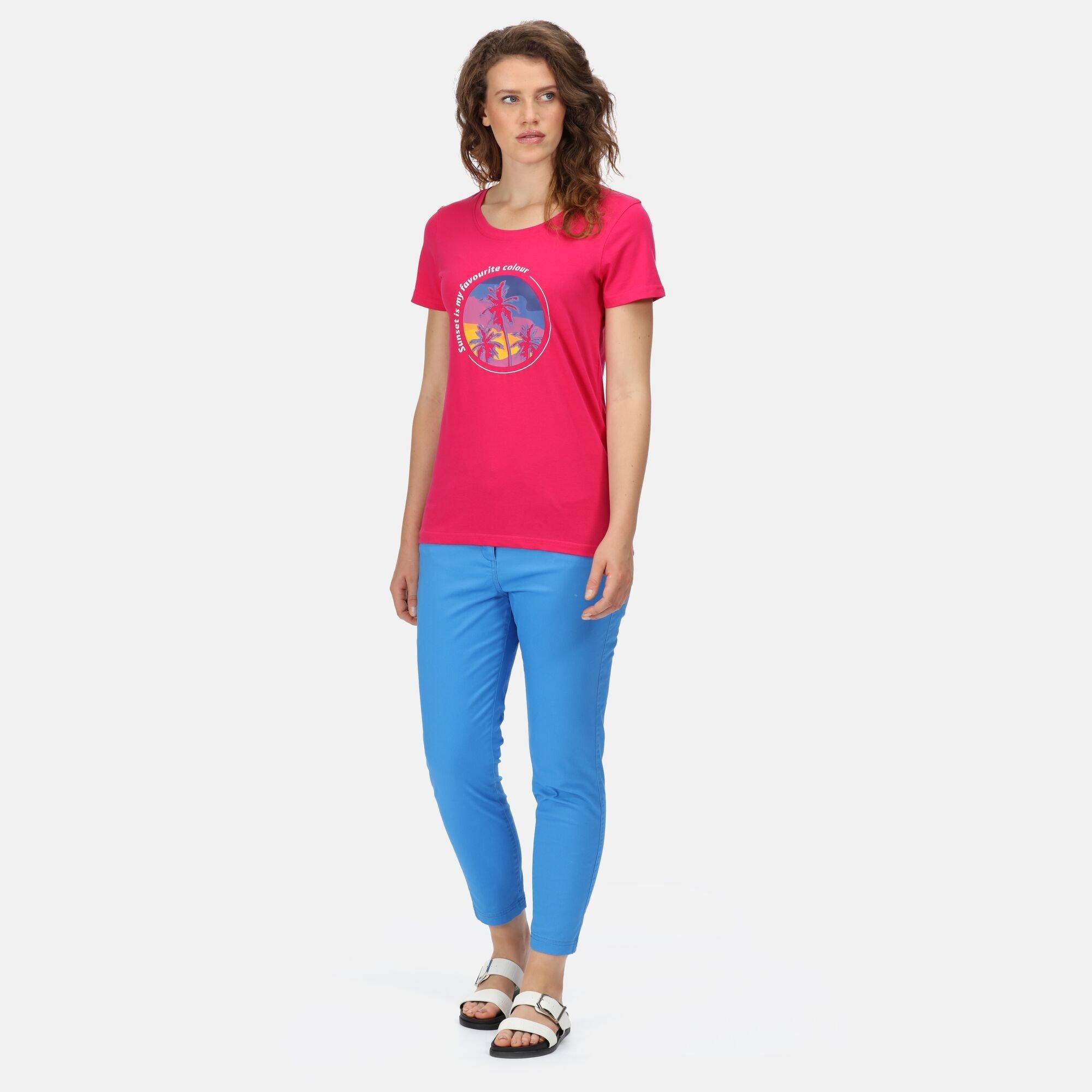 Pink Fusion - Regatta - Women's Filandra VI Slim Fit T-Shirt - 8