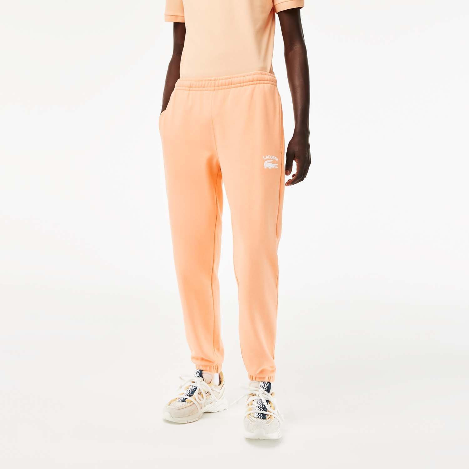 Orange - Lacoste - French Terry Cotton Tapered Fit Joggers - 1
