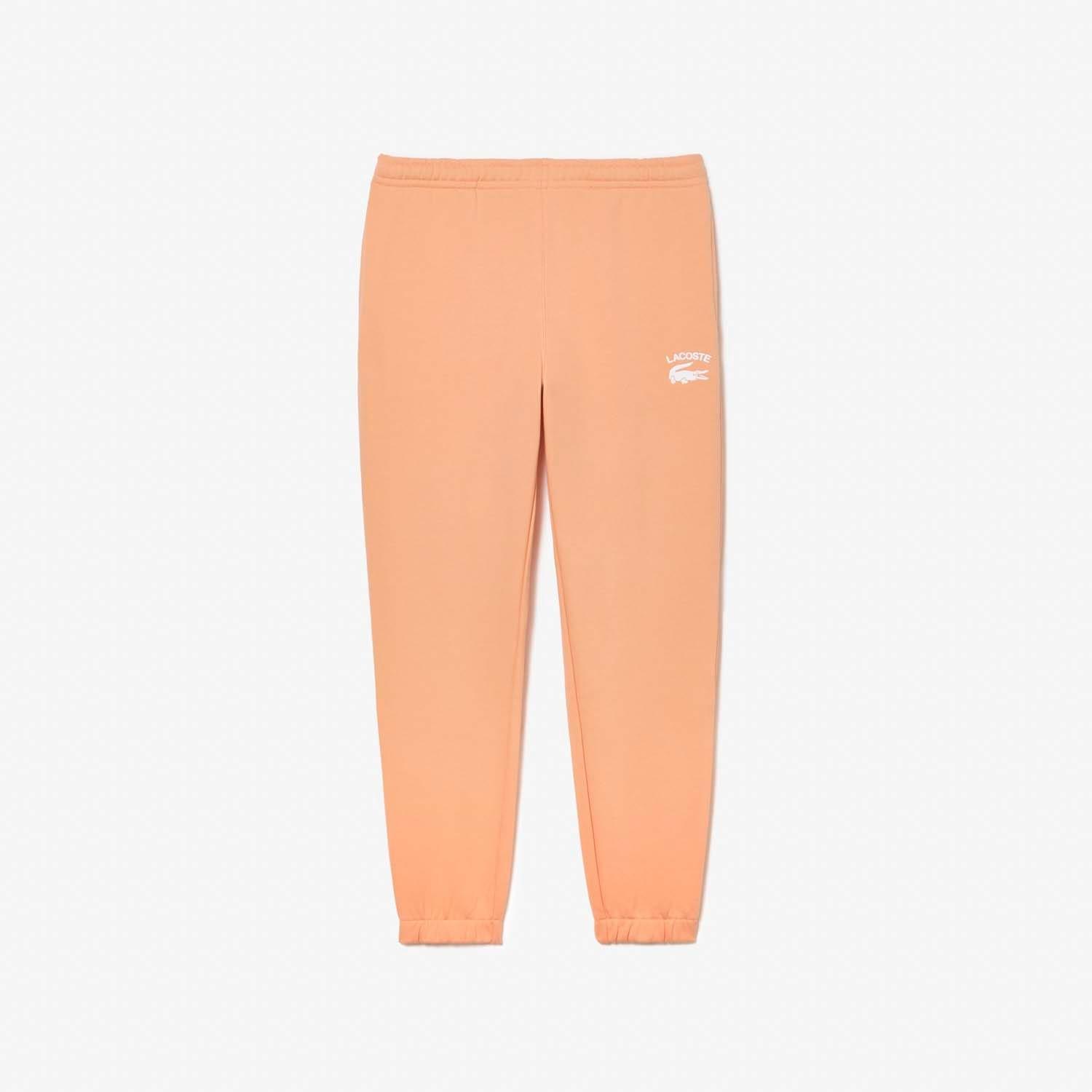 Orange - Lacoste - French Terry Cotton Tapered Fit Joggers - 3