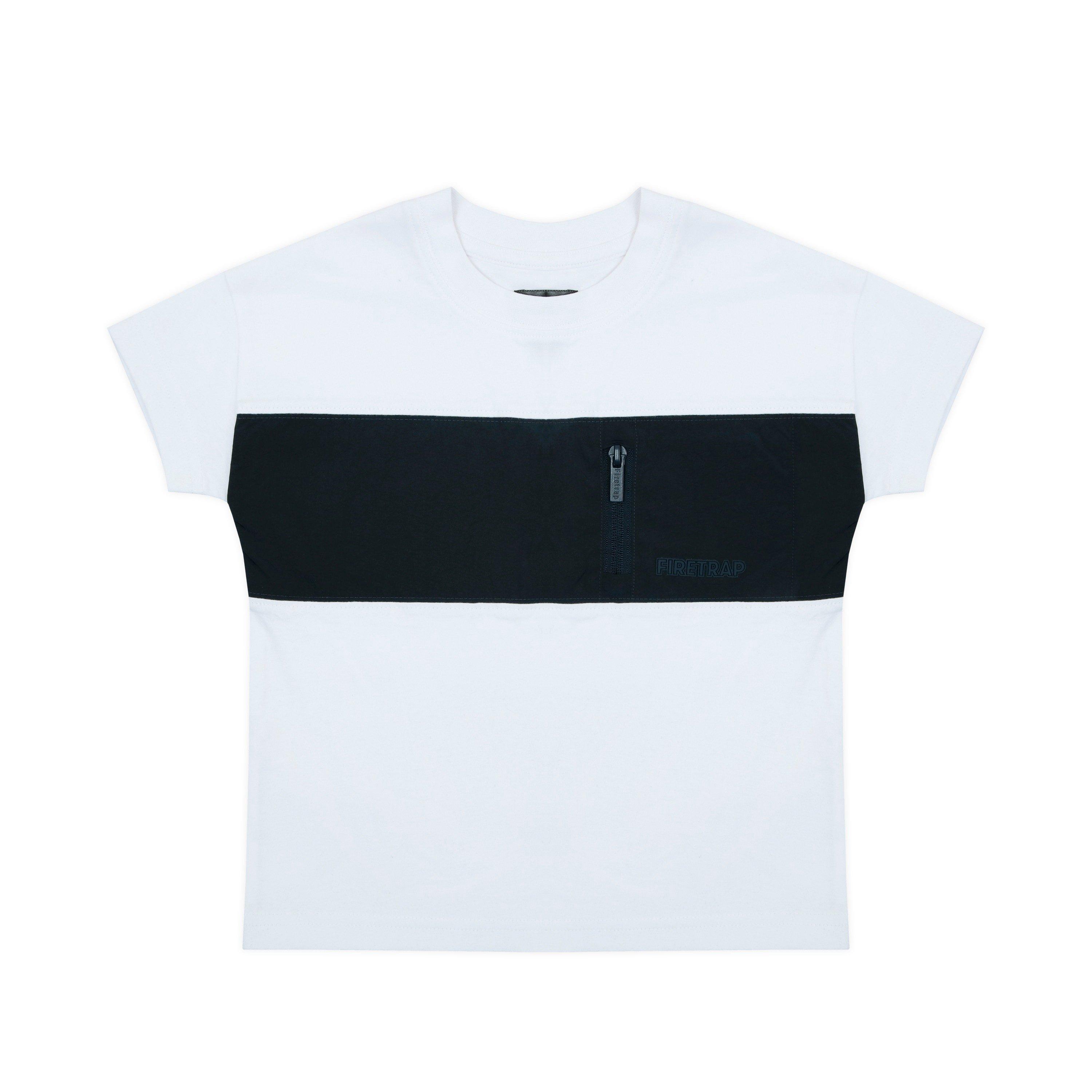 White/Navy - Firetrap - T-Shirt and Shorts Set Infants - 1